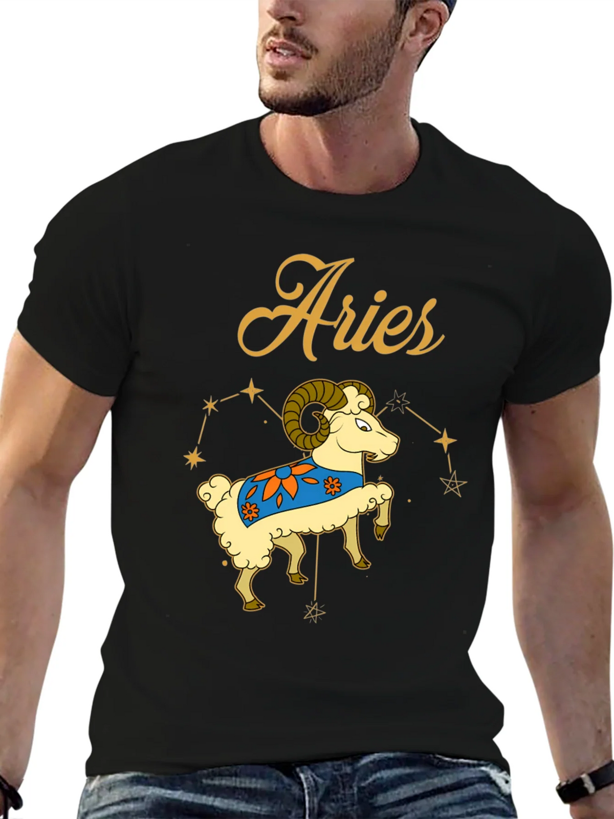 Aries Zodiac Graphic T-Shirt product image 6
