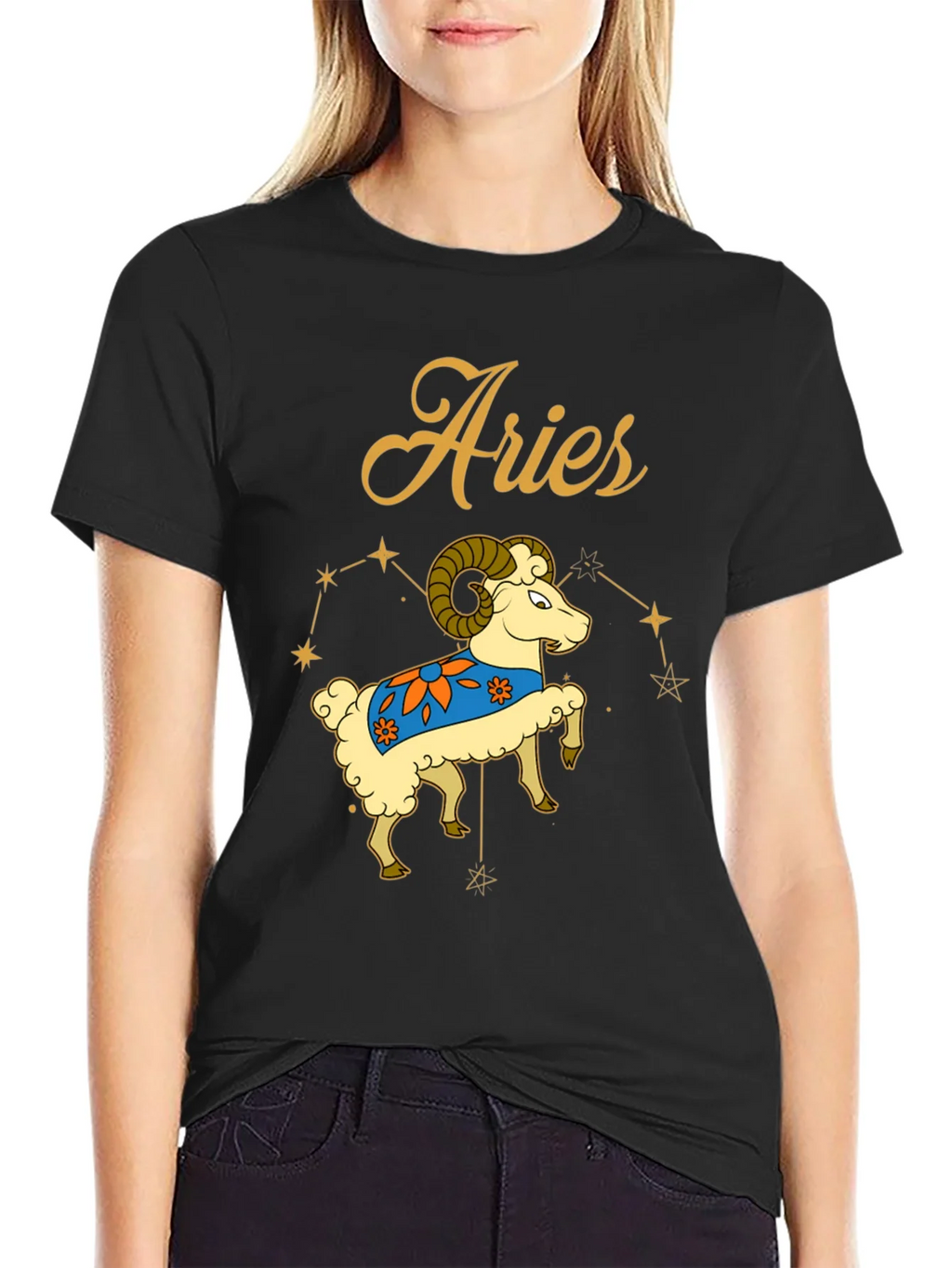 Aries Zodiac Graphic T-Shirt product image 2