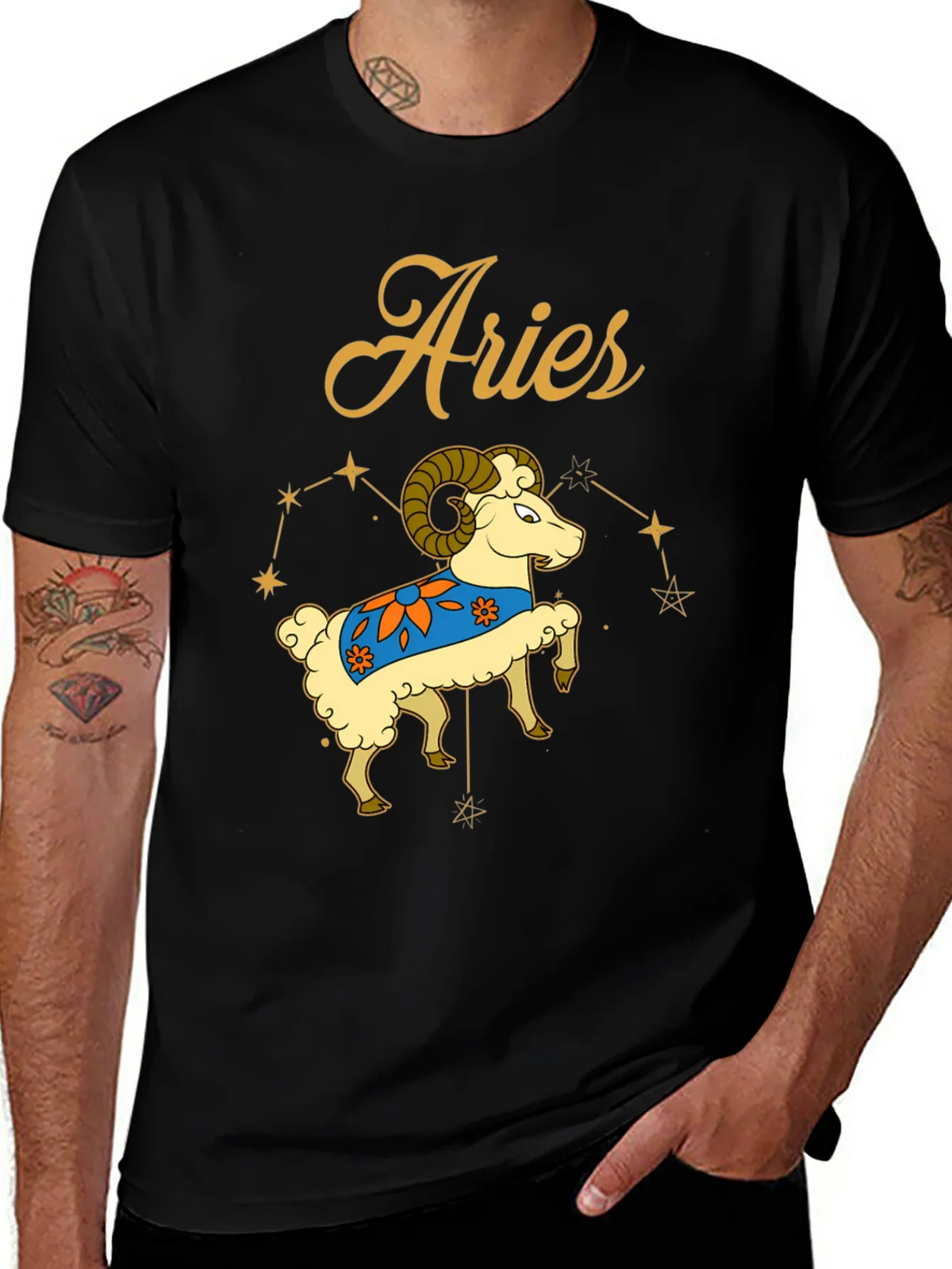 Aries Zodiac Graphic T-Shirt product image 1