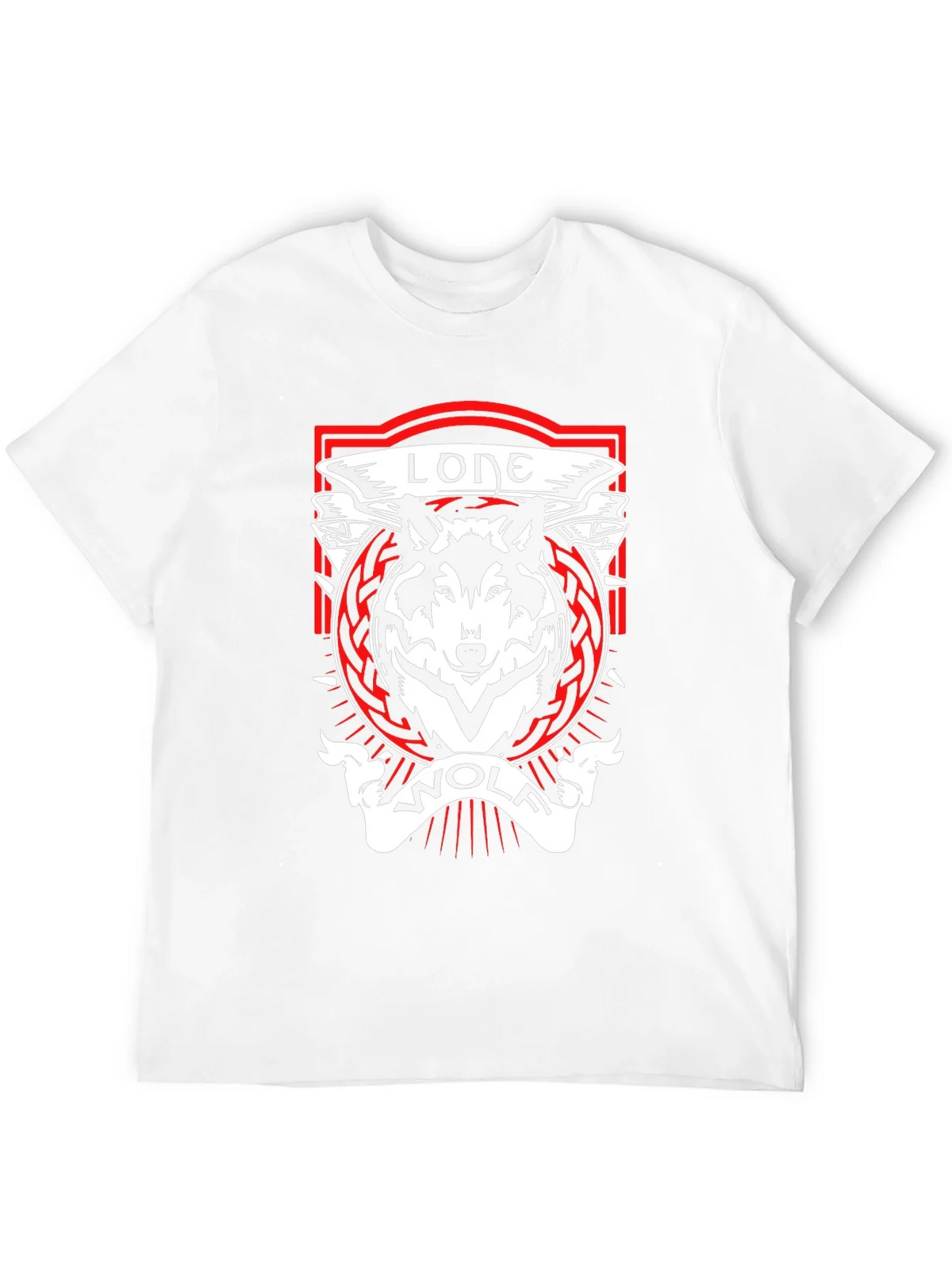 Lone Wolf Graphic Tee - Black Cotton T-Shirt product image 11
