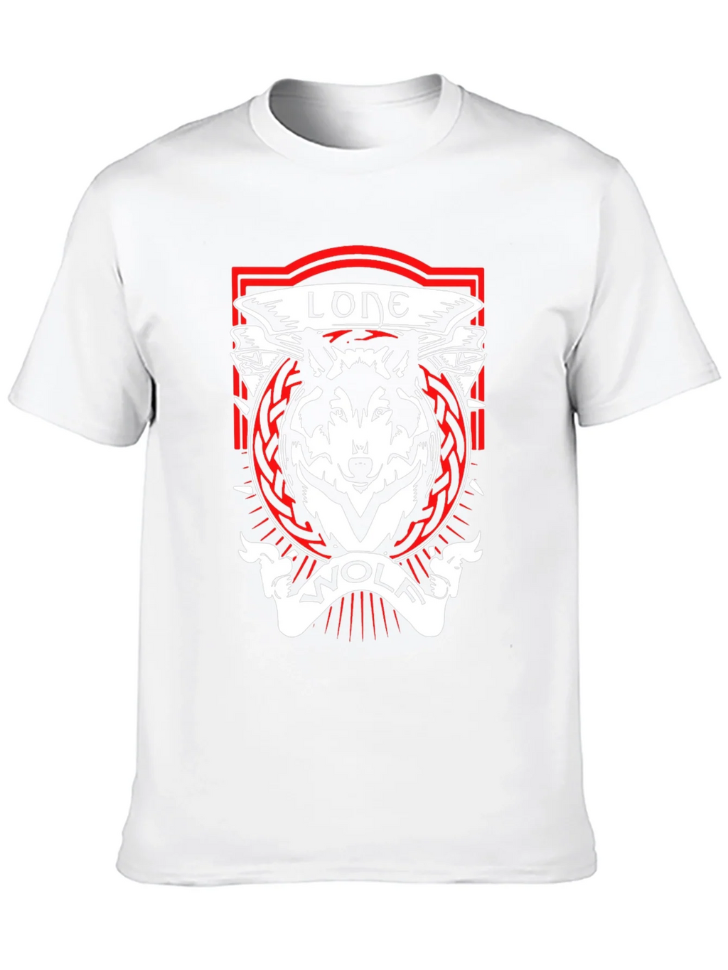 Lone Wolf Graphic Tee - Black Cotton T-Shirt product image 9