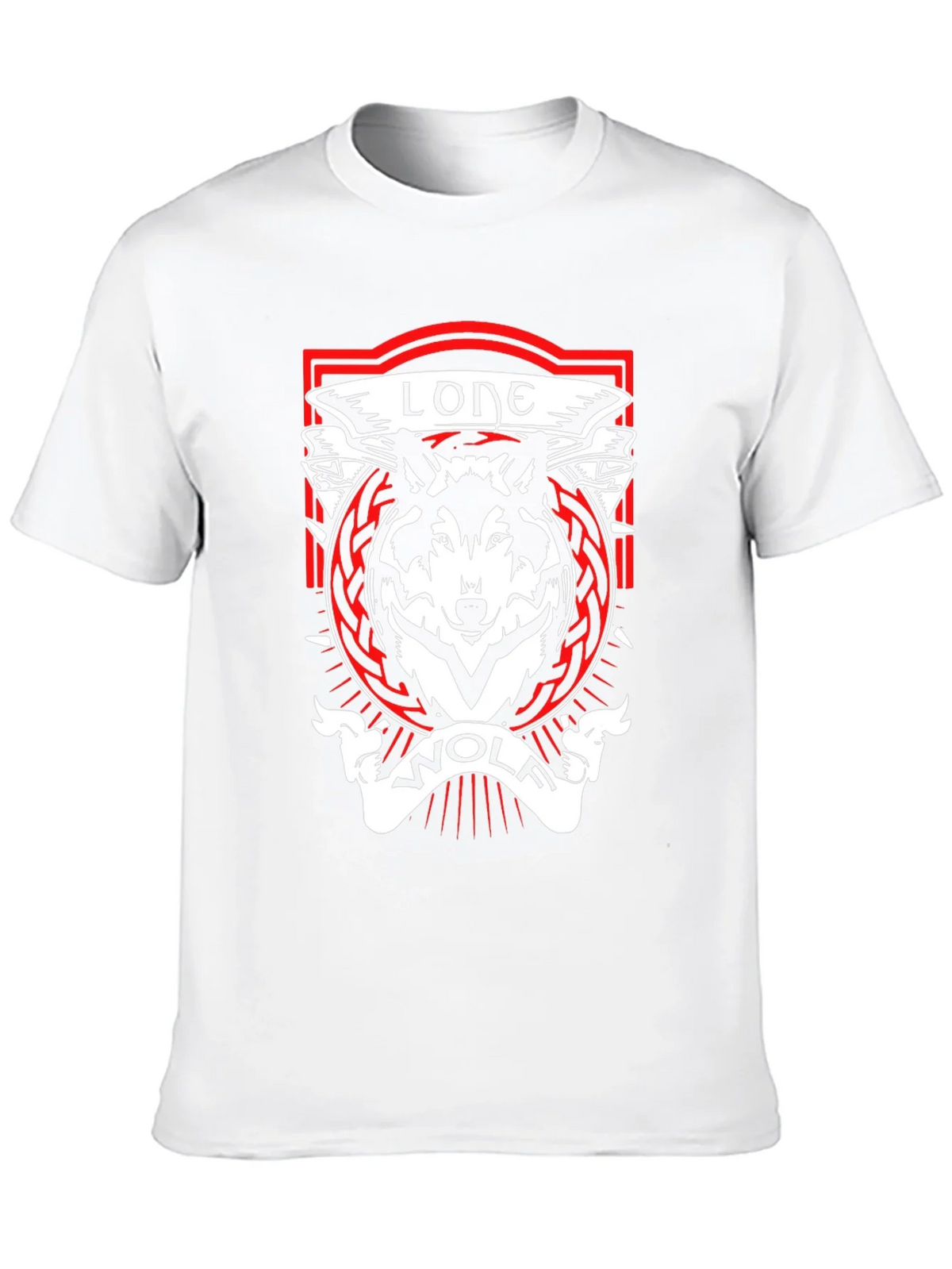 Lone Wolf Graphic Tee - Black Cotton T-Shirt product image 9