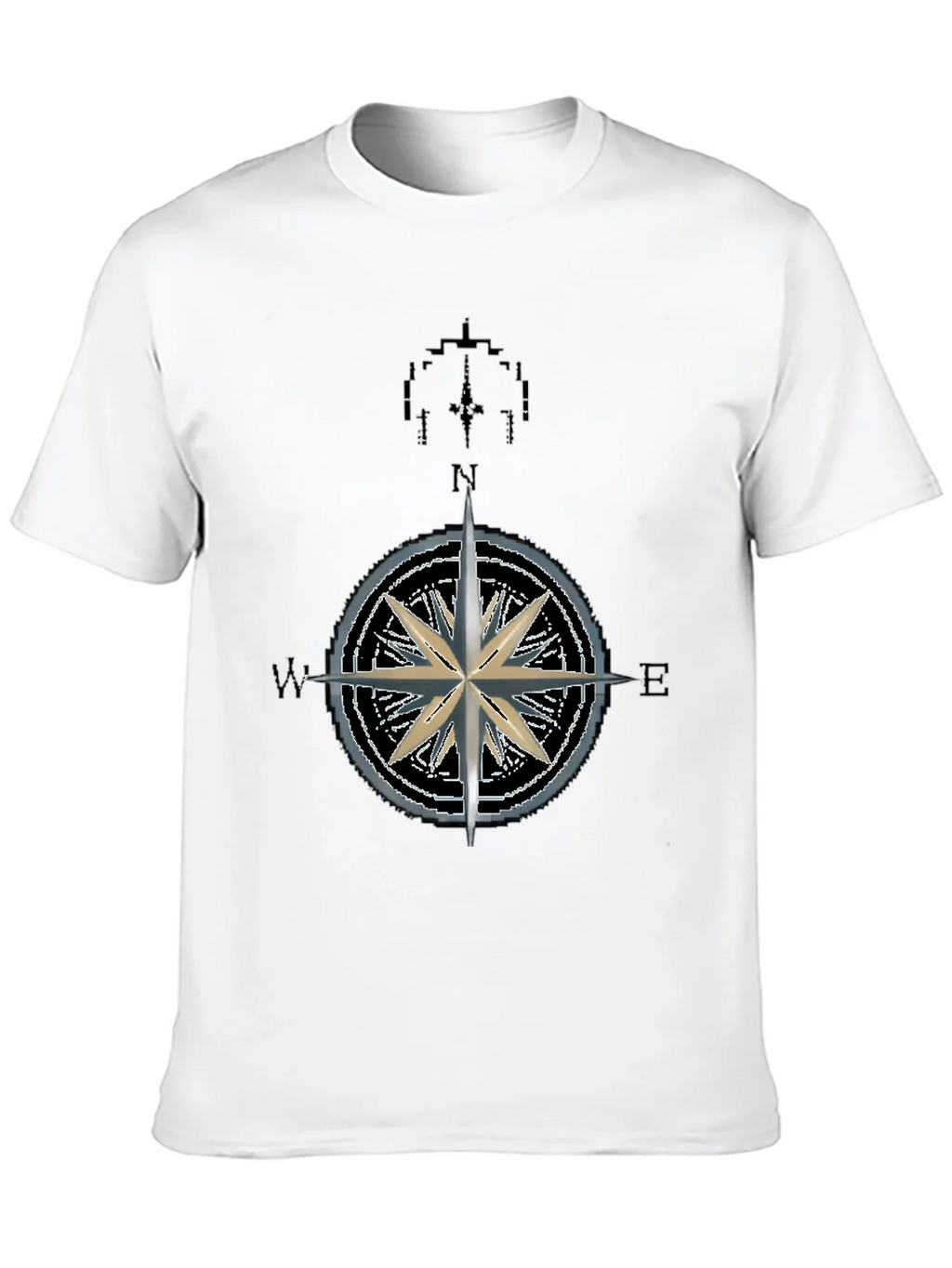 Nautical Compass Rose Graphic T-Shirt - Mens product image 9