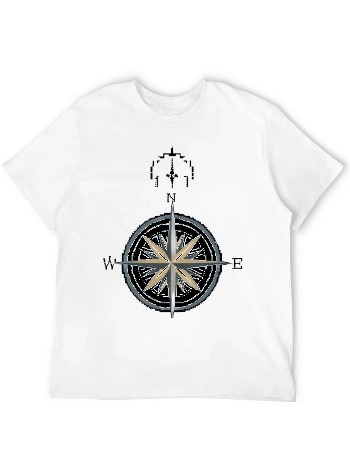 Nautical Compass Rose Graphic T-Shirt - Mens product image 11