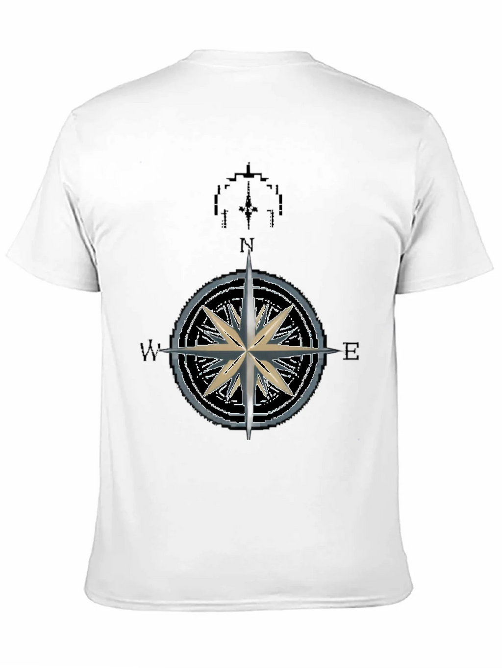 Nautical Compass Rose Graphic T-Shirt - Mens product image 10