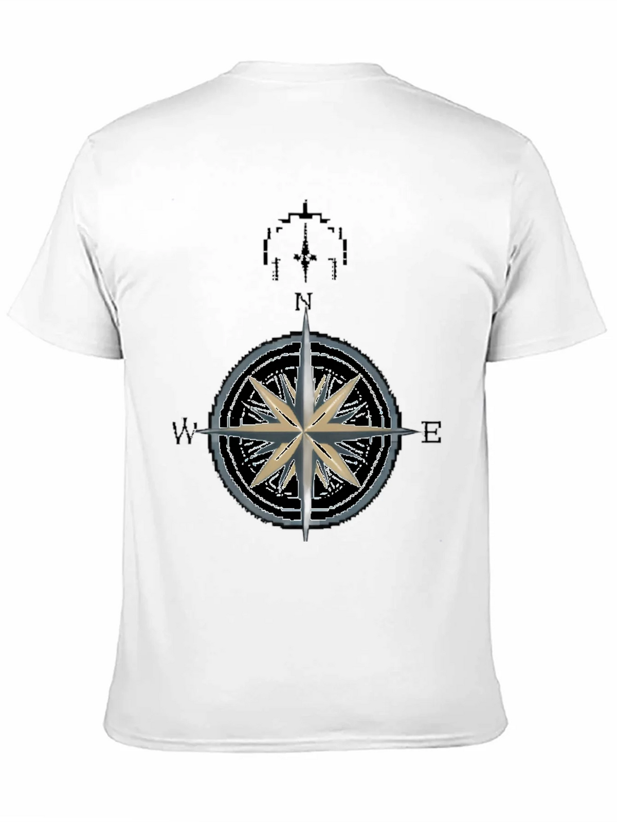 Nautical Compass Rose Graphic T-Shirt - Mens product image 10