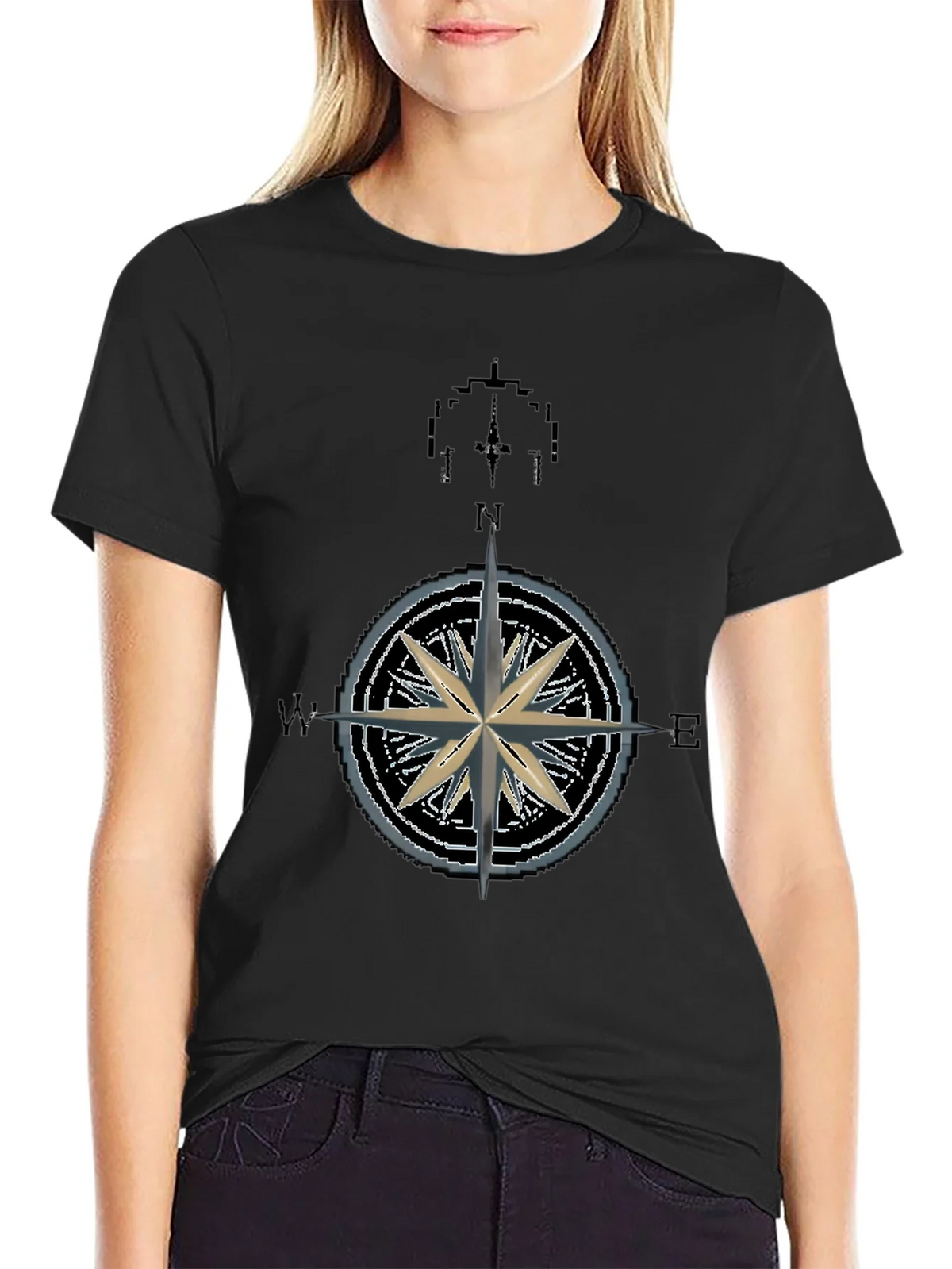 Nautical Compass Rose Graphic T-Shirt - Mens product image 2