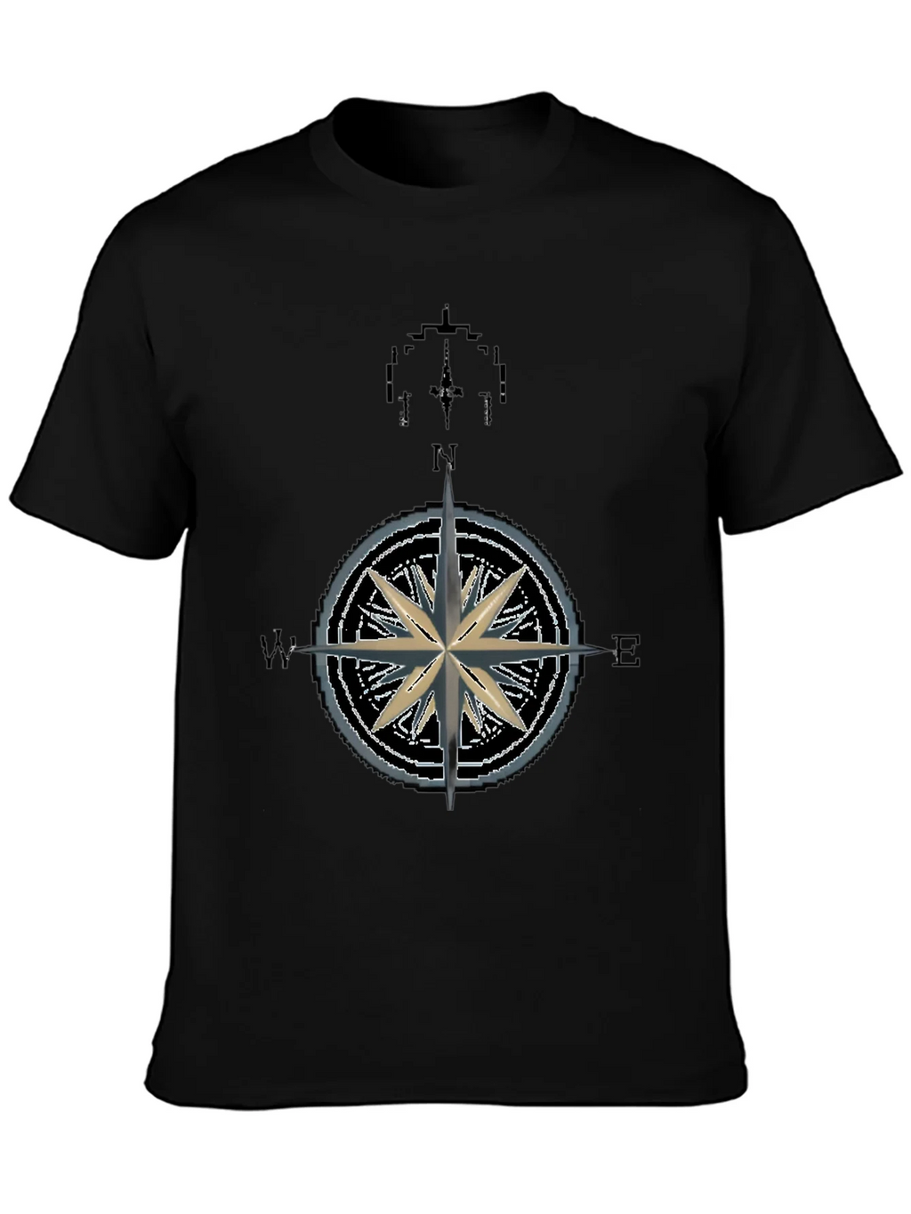 Nautical Compass Rose Graphic T-Shirt - Mens product image 3