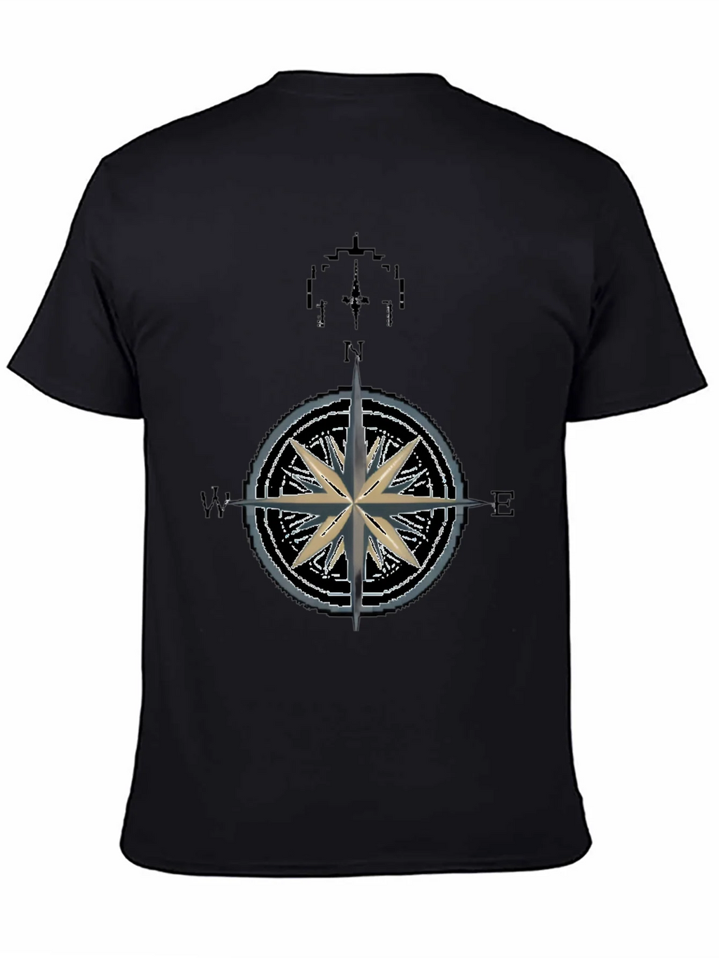 Nautical Compass Rose Graphic T-Shirt - Mens product image 4