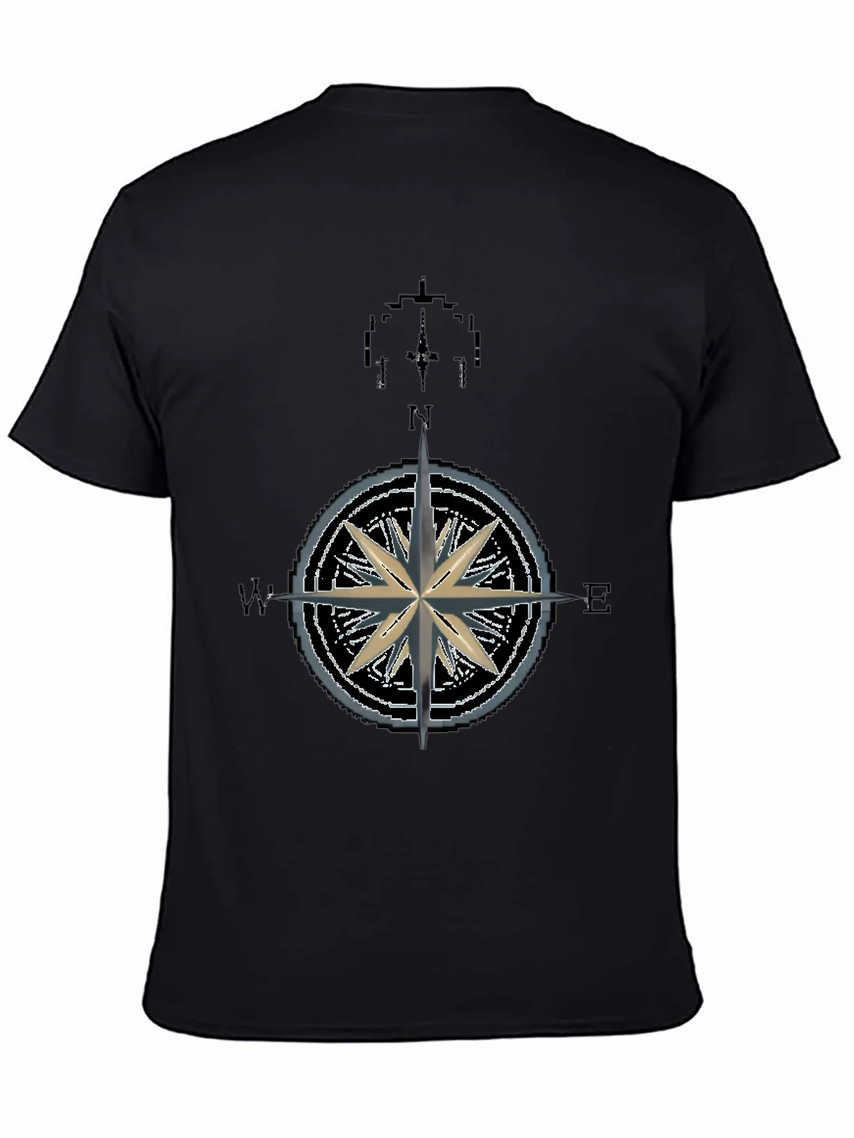 Nautical Compass Rose Graphic T-Shirt - Mens product image 4