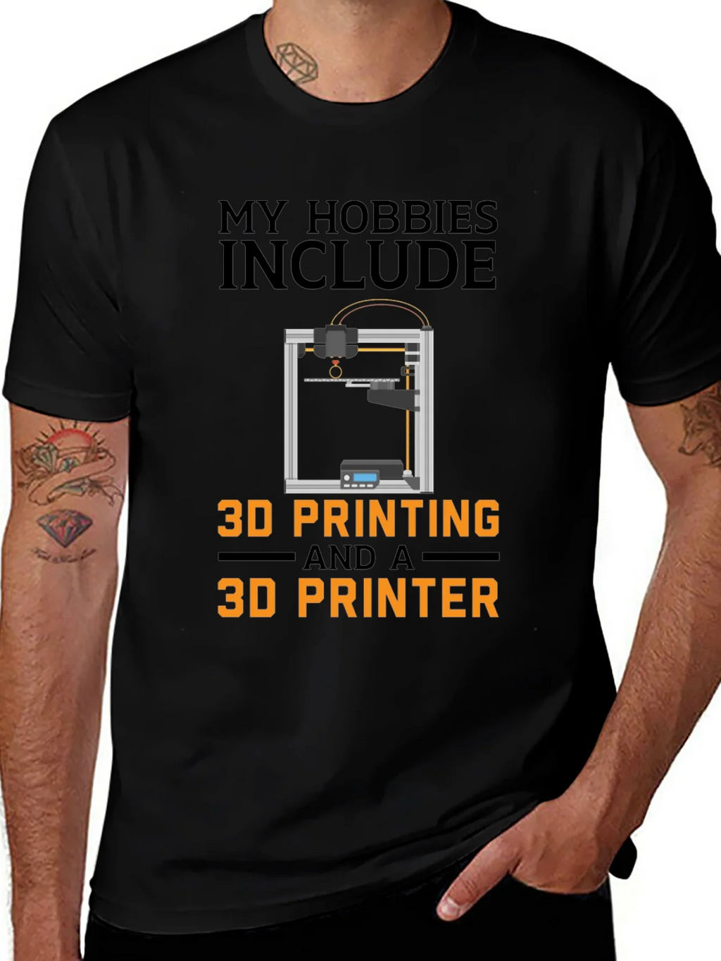 3D Printing Hobby T-Shirt - Funny 3D Printer Gift product image 1