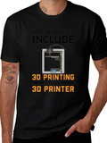 3D Printing Hobby T-Shirt - Funny 3D Printer Gift product image 1