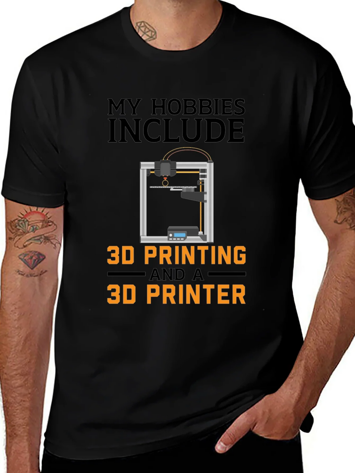 3D Printing Hobby T-Shirt - Funny 3D Printer Gift product image 1