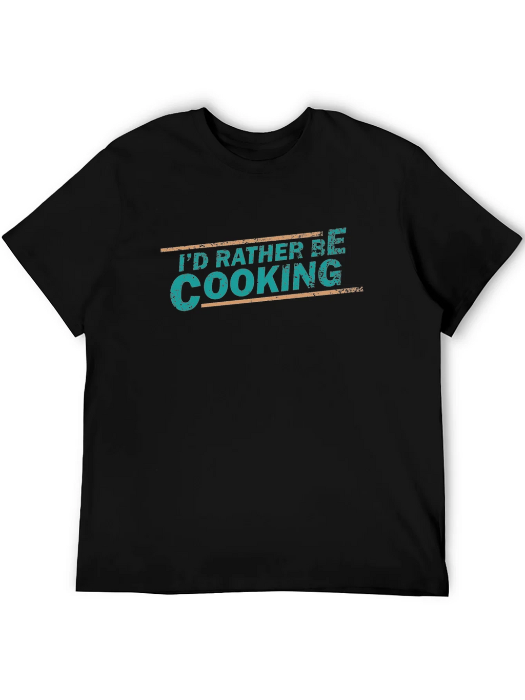 Id Rather Be Cooking Black T-Shirt product image 5