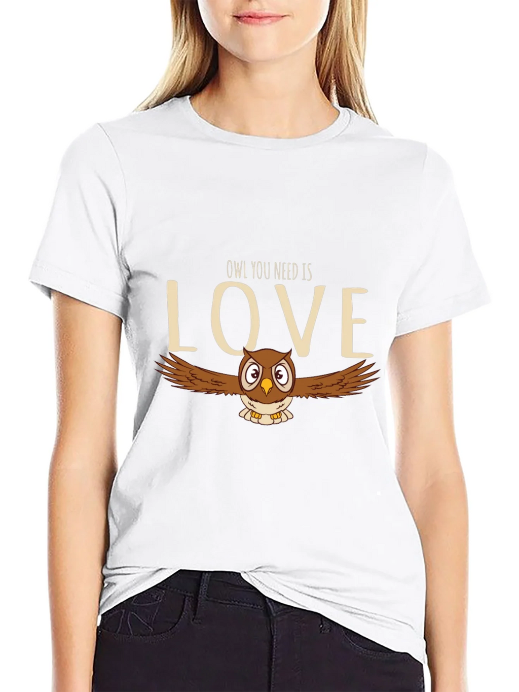 Owl You Need Is Love T-Shirt - Cute Bird Graphic Tee product image 8