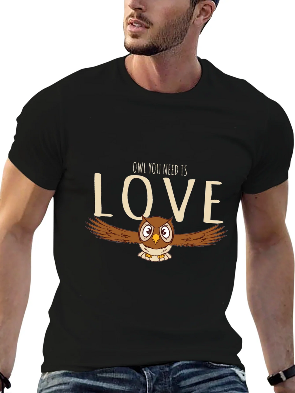 Owl You Need Is Love T-Shirt - Cute Bird Graphic Tee product image 6