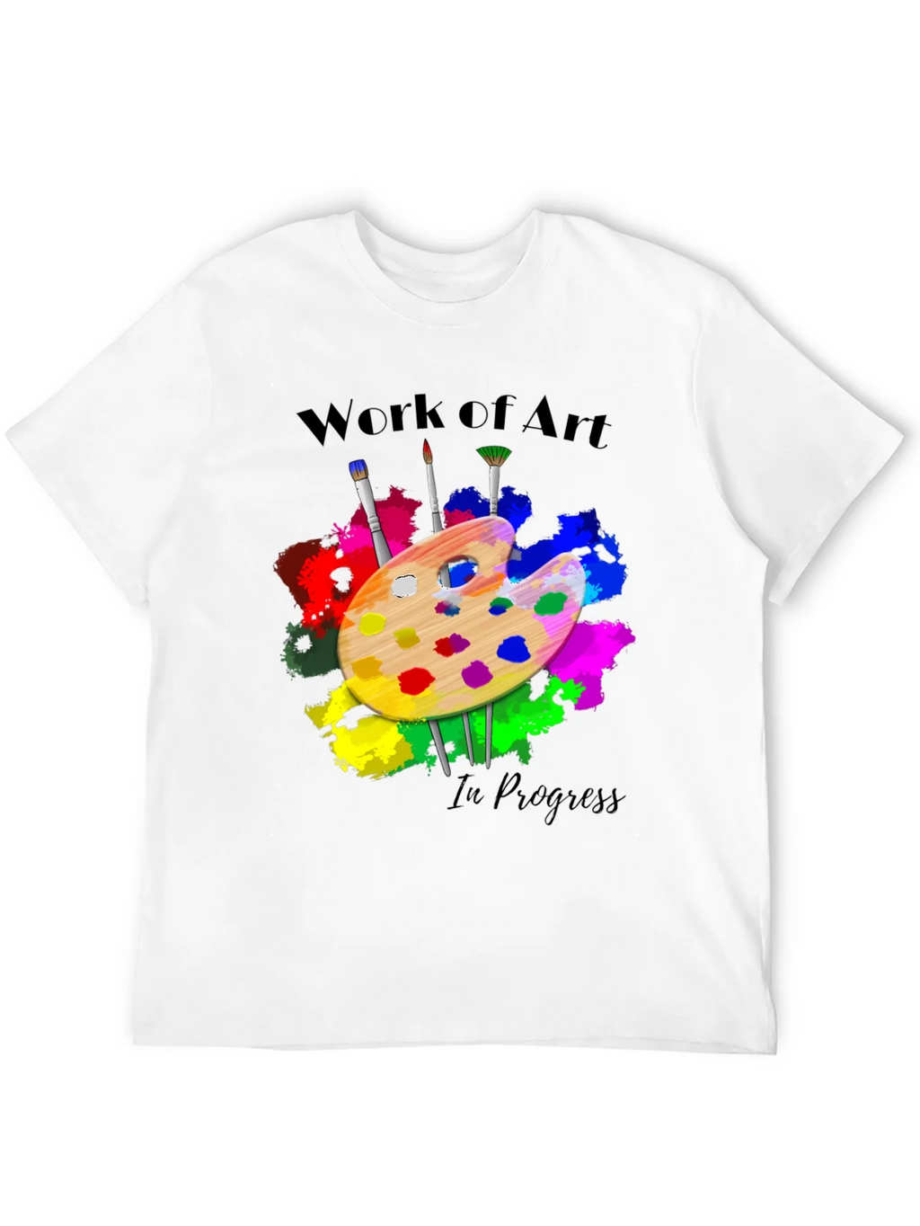 Work of Art in Progress T-Shirt - Painters Palette product image 11