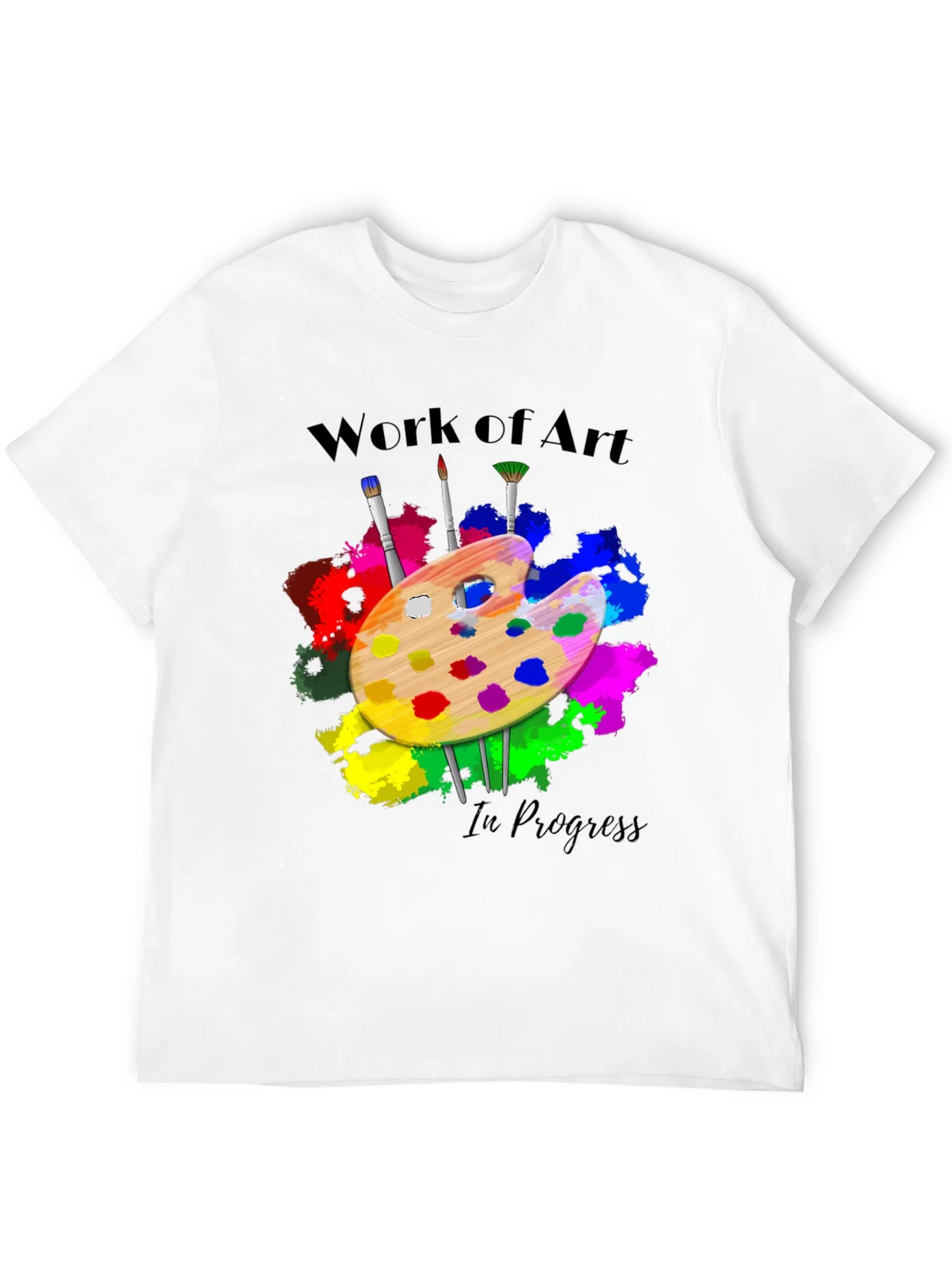 Work of Art in Progress T-Shirt - Painters Palette product image 11