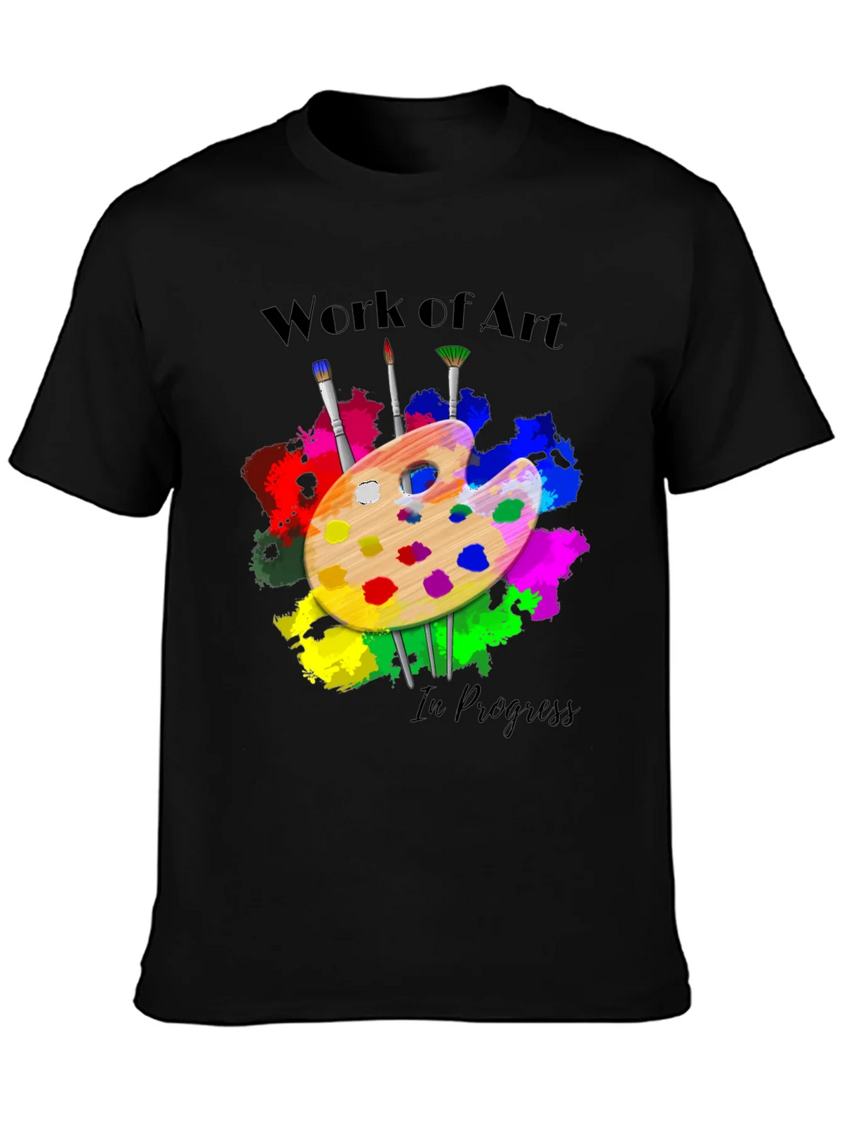 Work of Art in Progress T-Shirt - Painters Palette product image 3