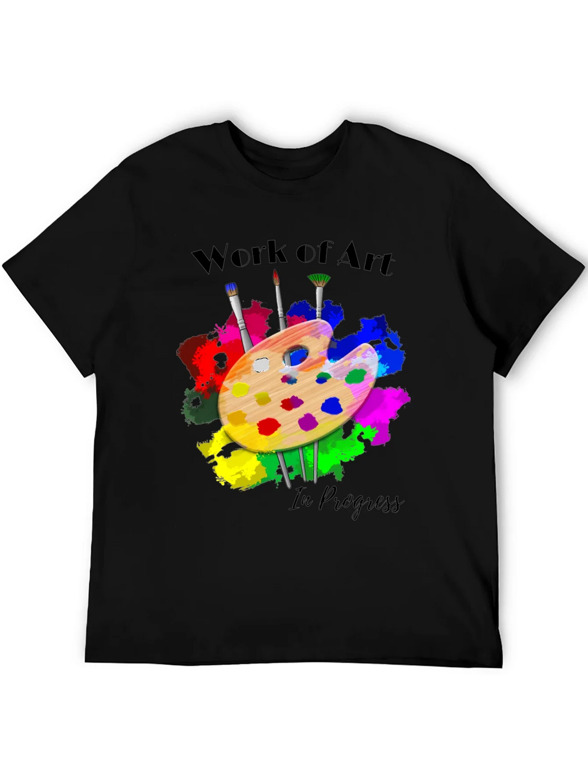 Work of Art in Progress T-Shirt - Painters Palette product image 5