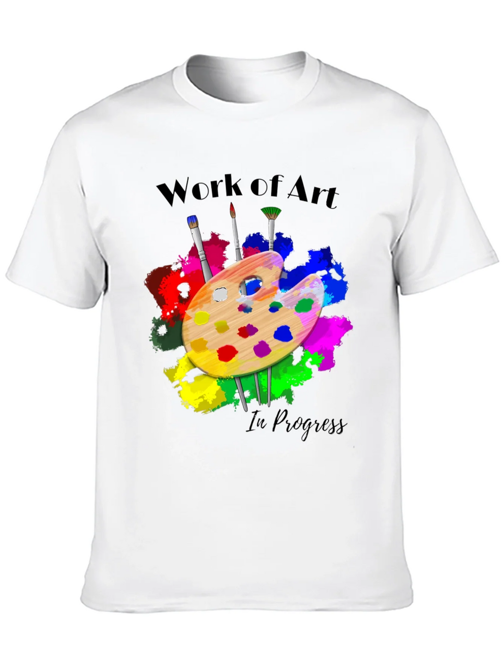 Work of Art in Progress T-Shirt - Painters Palette product image 9