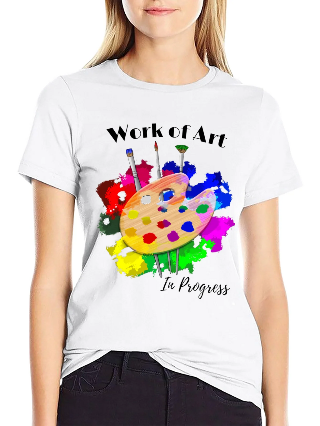 Work of Art in Progress T-Shirt - Painters Palette product image 8