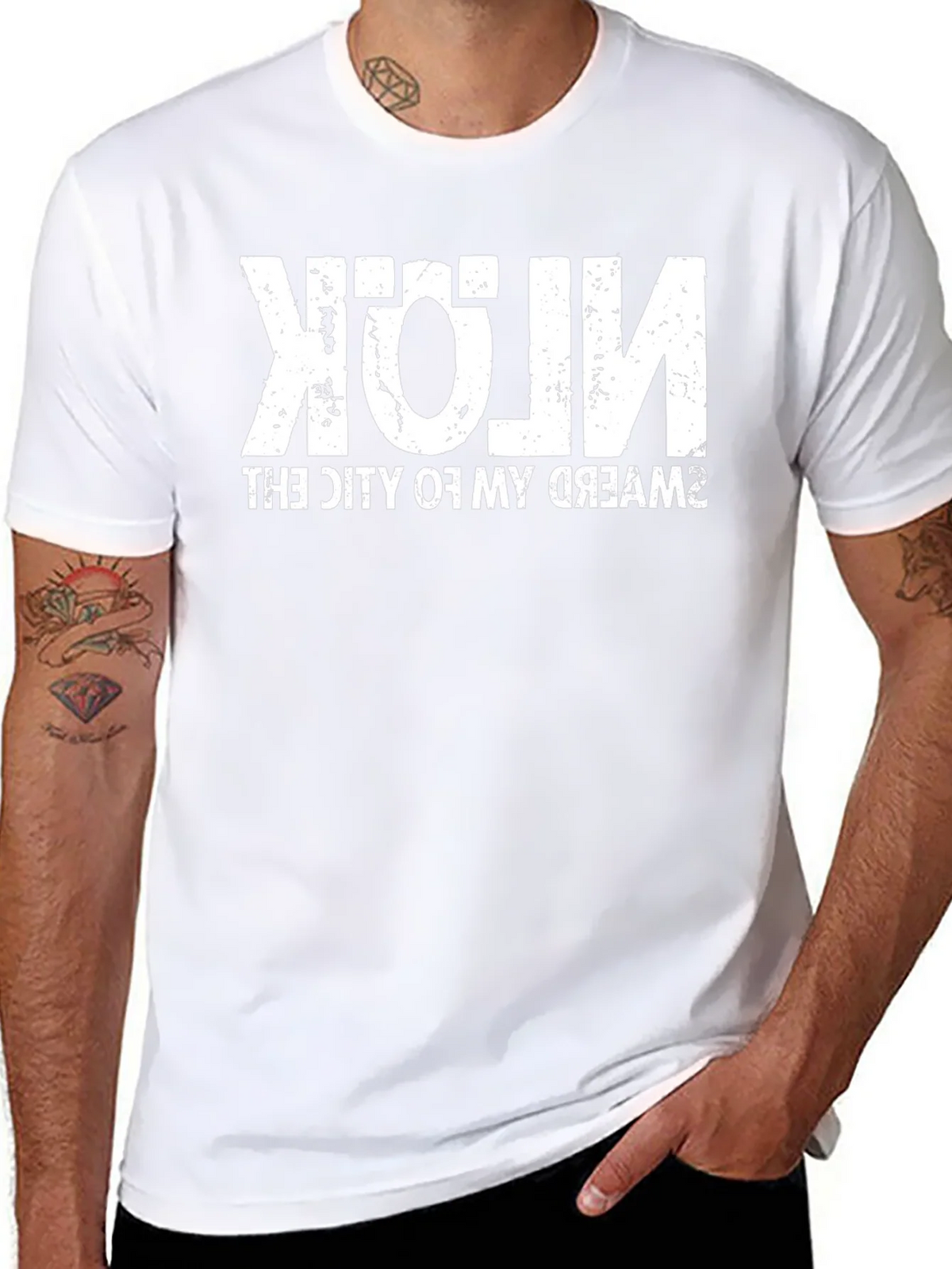 Upside Down City of Dreams Graphic Tee product image 7