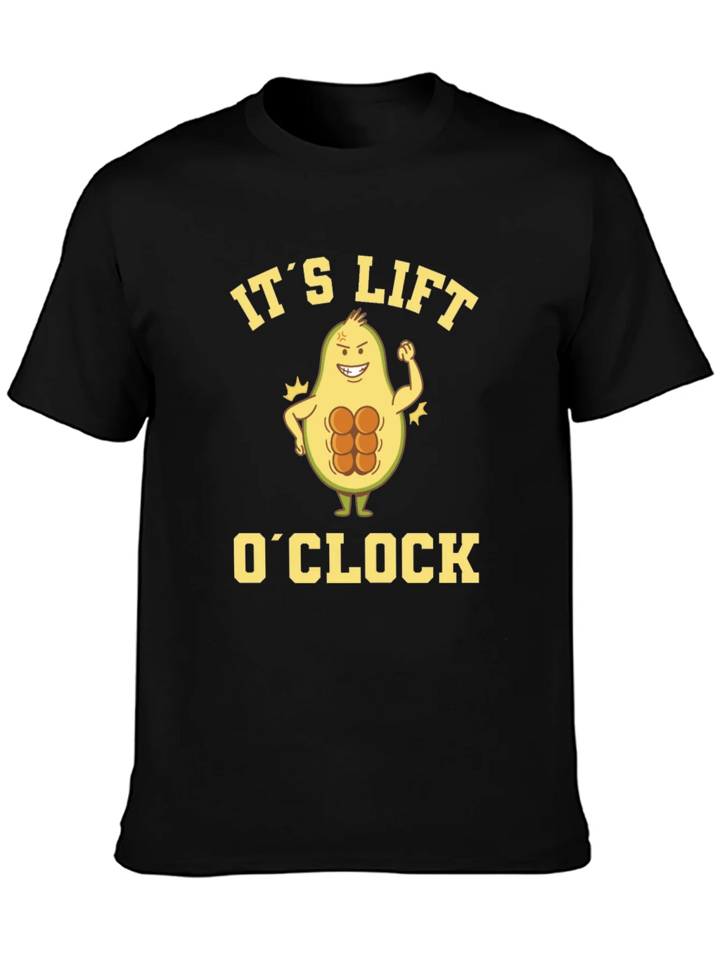 Its Lift OClock Avocado Gym T-Shirt product image 3
