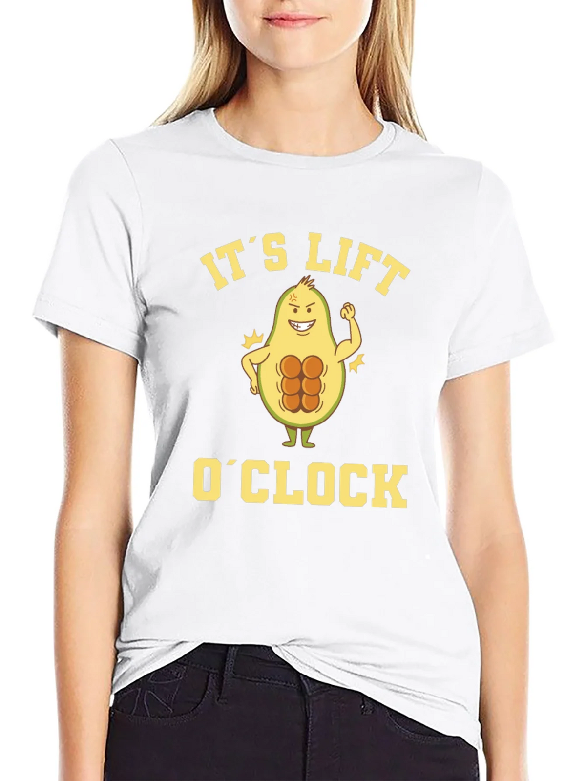 Its Lift OClock Avocado Gym T-Shirt product image 8
