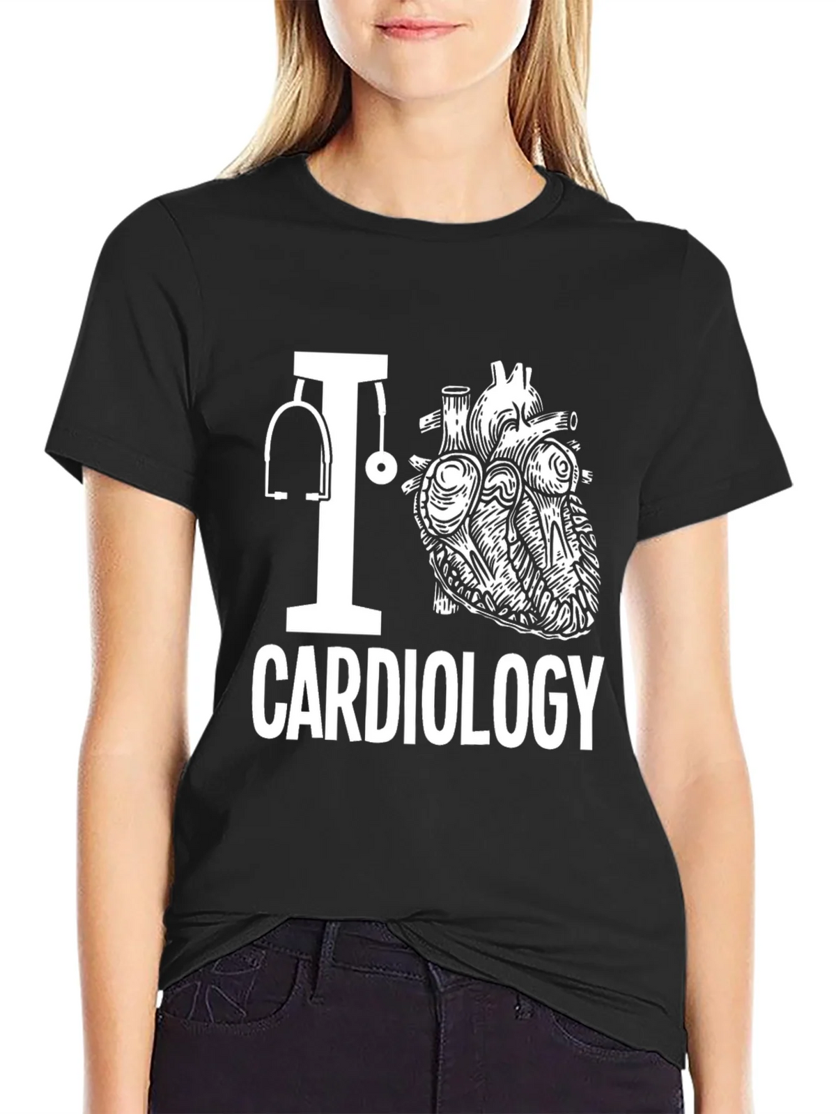 I Heart Cardiology T-Shirt - Medical Profession Tee product image 2
