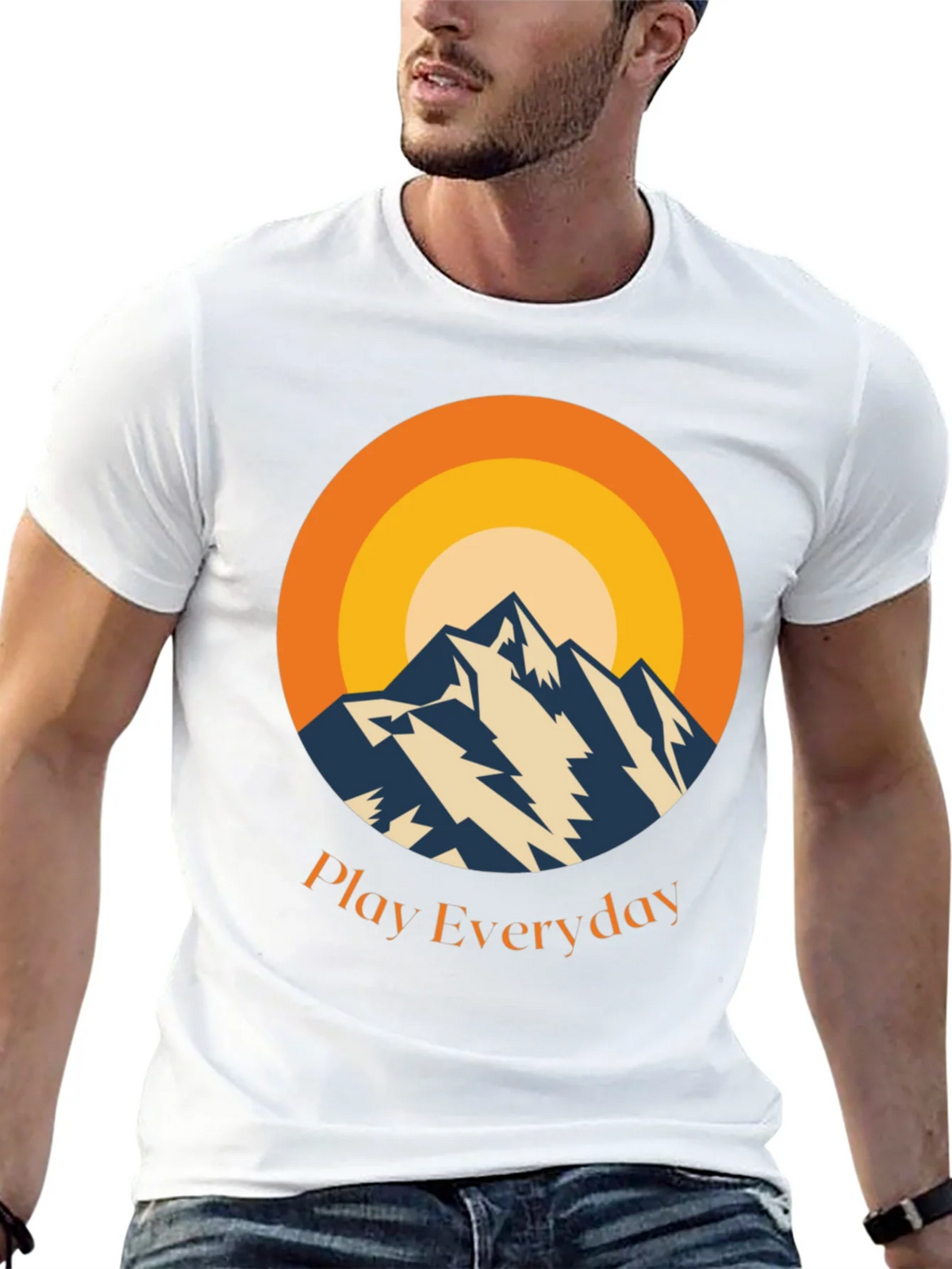 Mountain Sunset Graphic Tee - Play Everyday product image 12