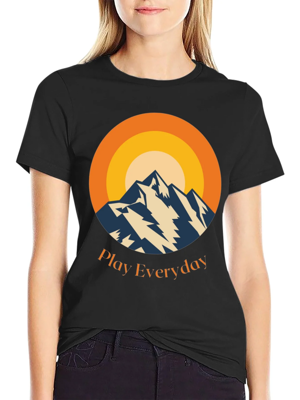 Mountain Sunset Graphic Tee - Play Everyday product image 2