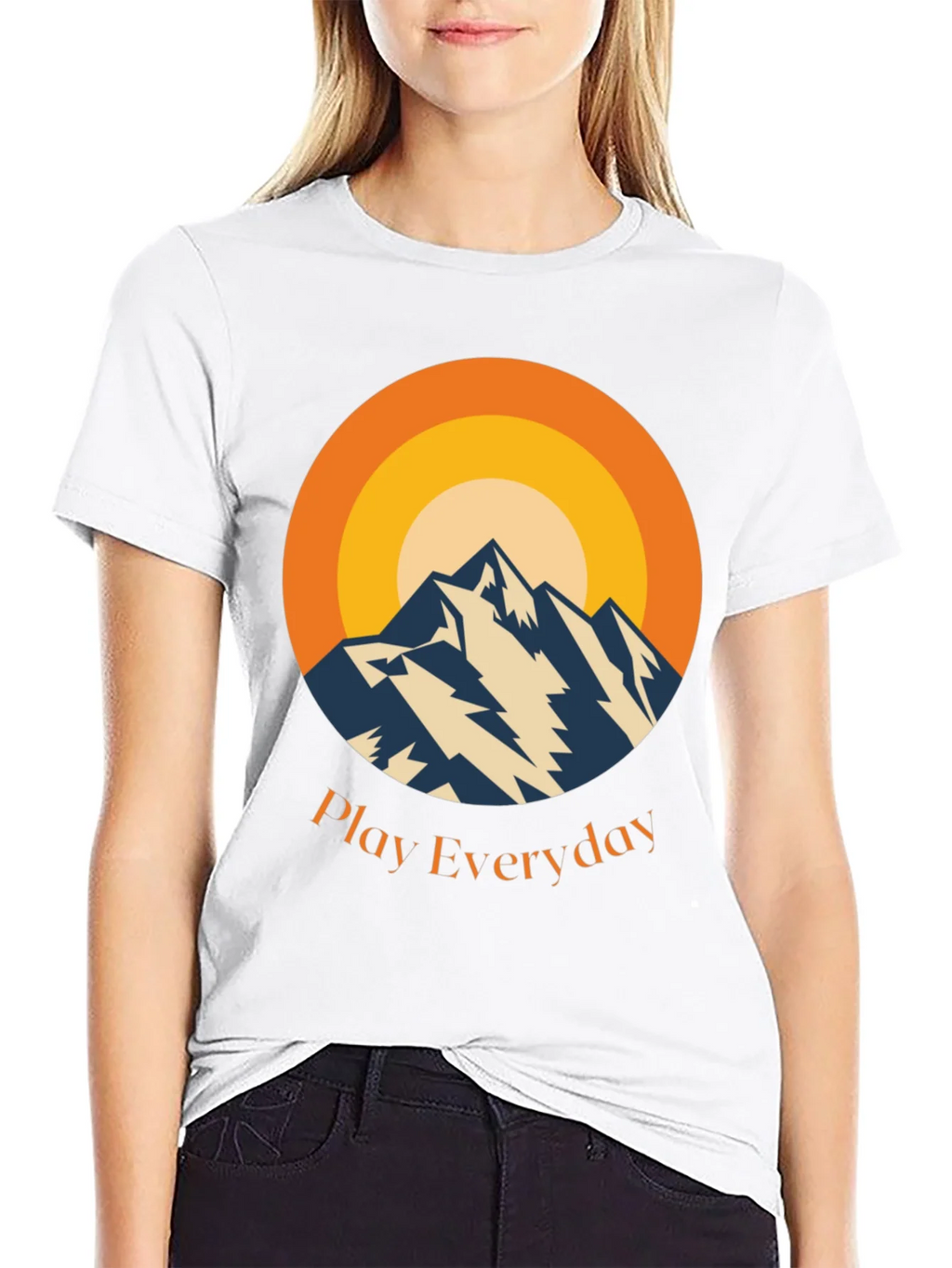 Mountain Sunset Graphic Tee - Play Everyday product image 8