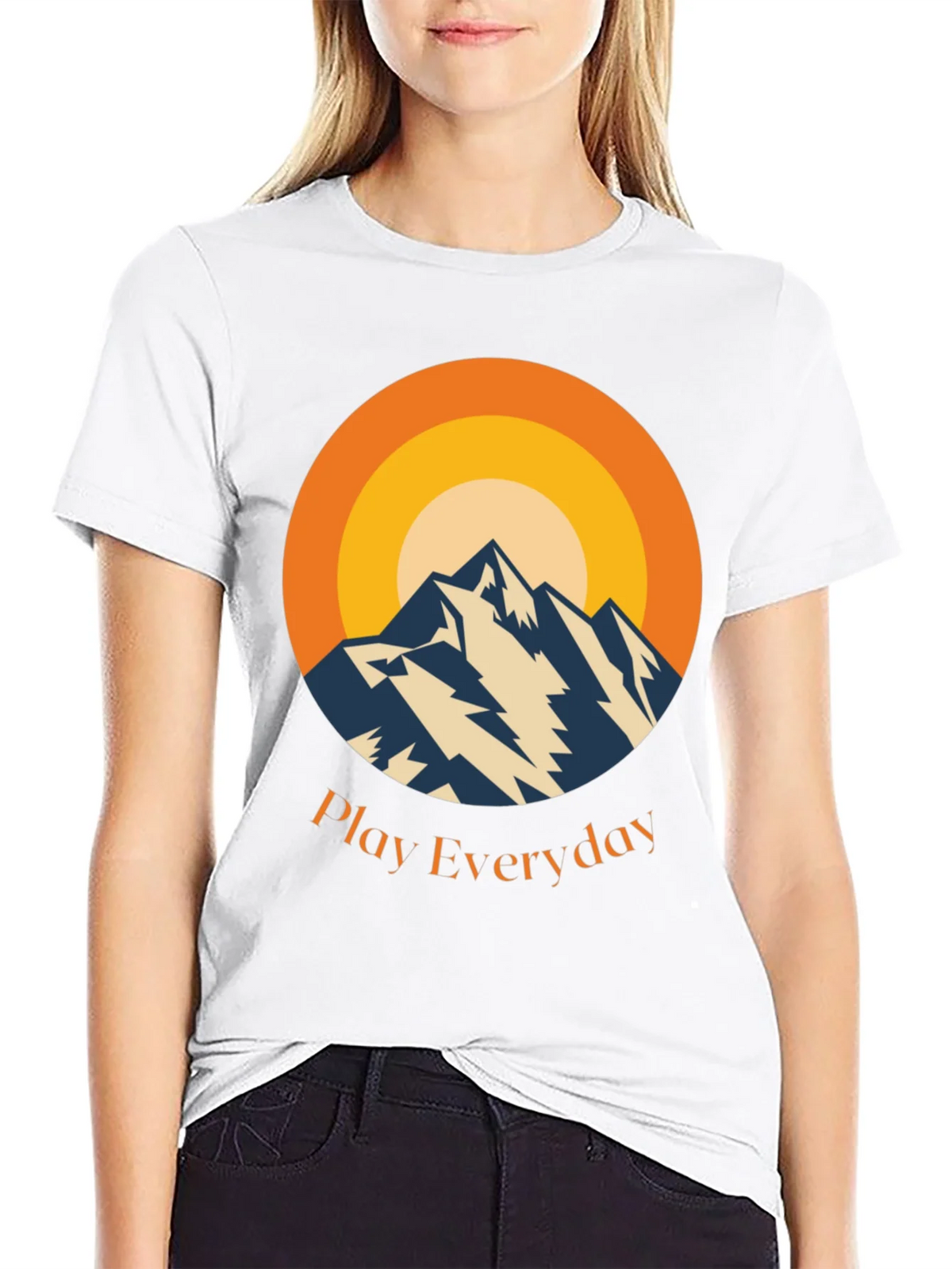 Mountain Sunset Graphic Tee - Play Everyday product image 8