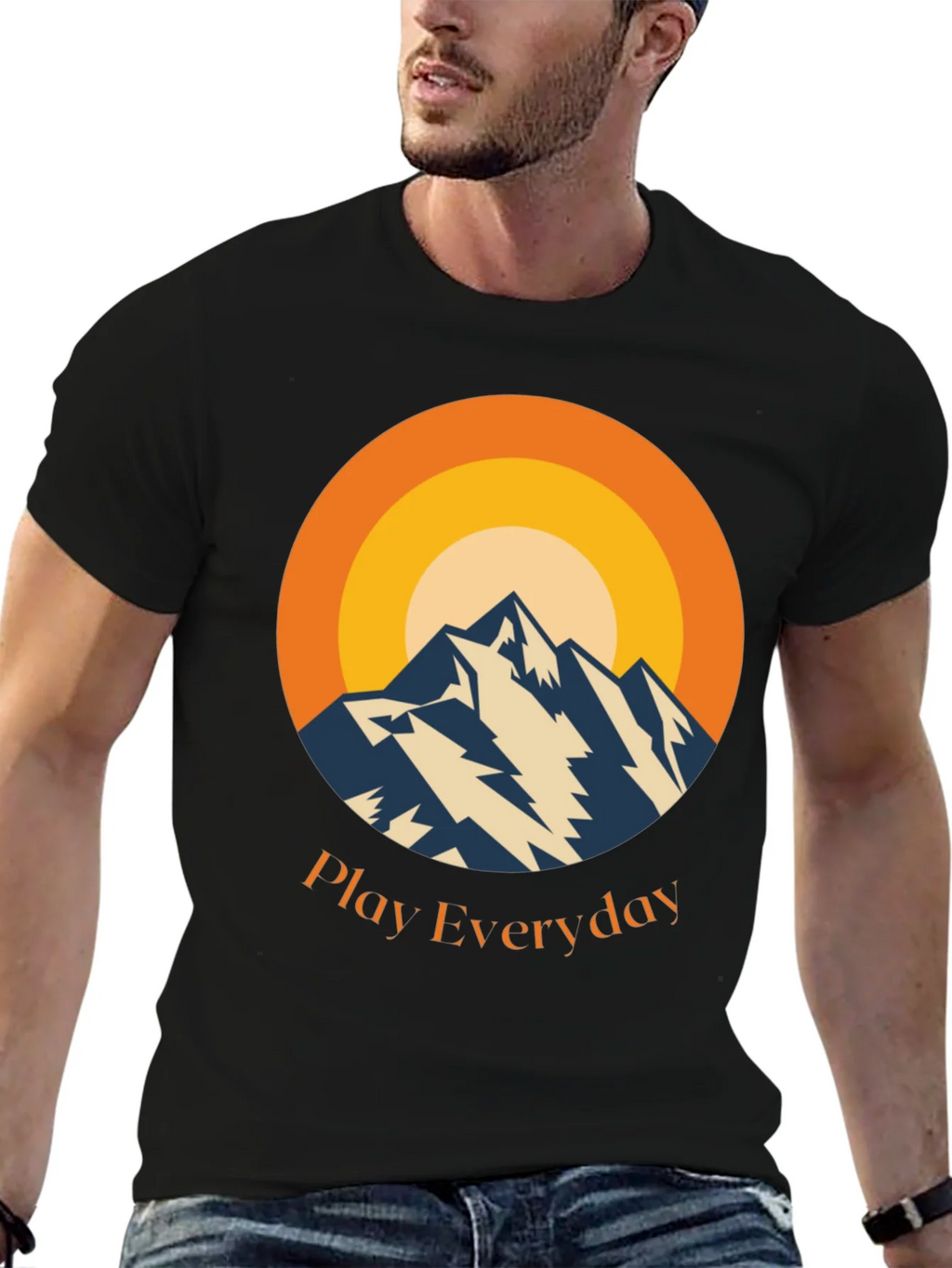 Mountain Sunset Graphic Tee - Play Everyday product image 6