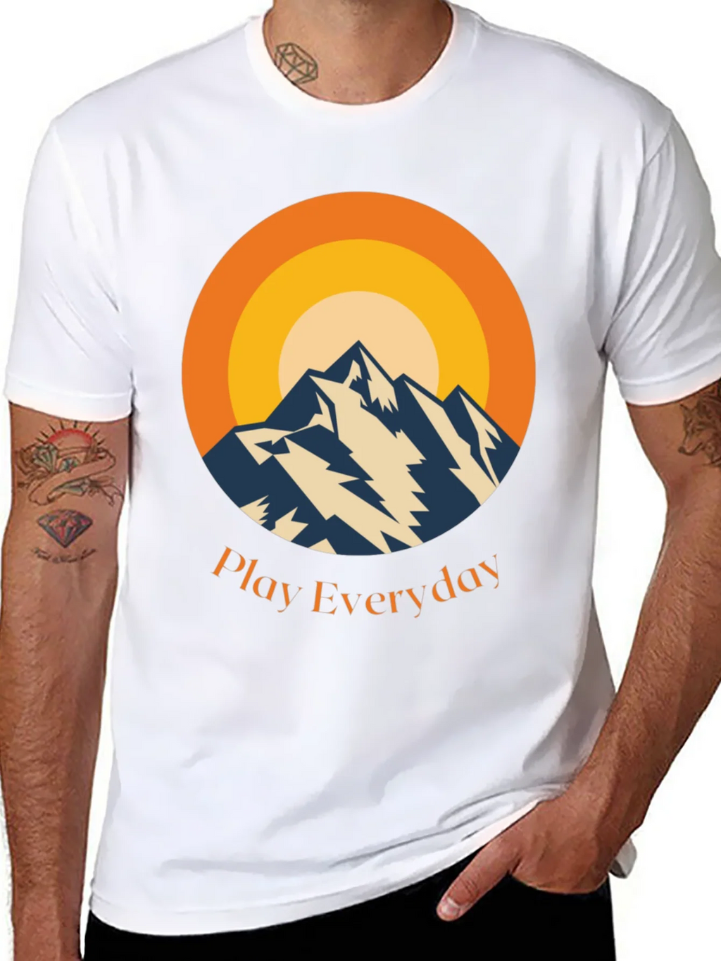 Mountain Sunset Graphic Tee - Play Everyday product image 7
