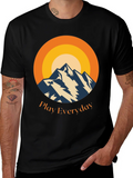 Mountain Sunset Graphic Tee - Play Everyday product image 1