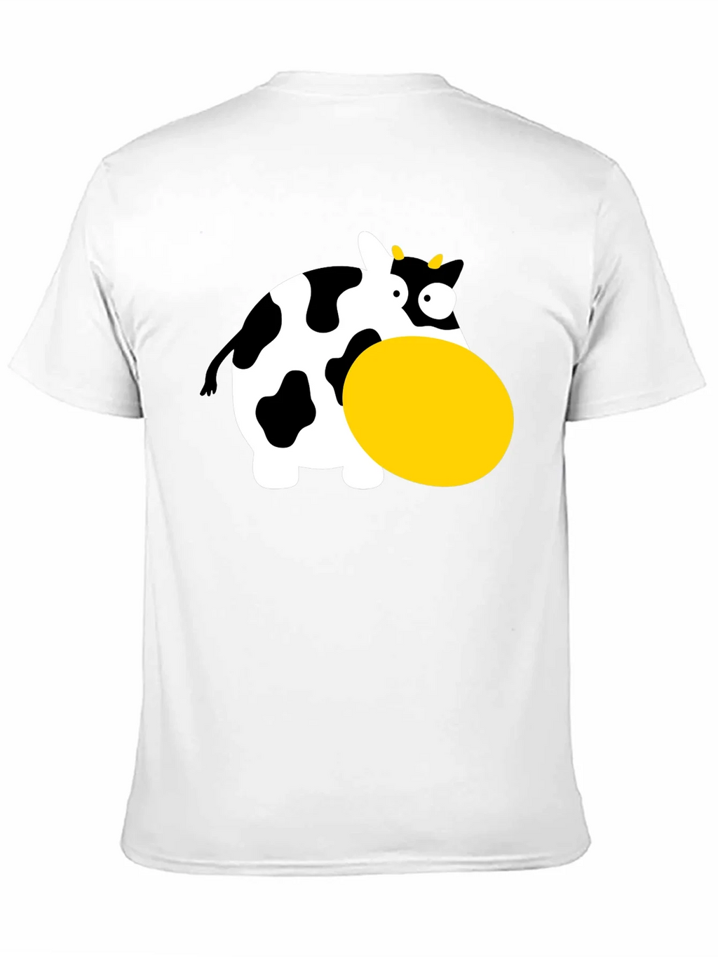 Funny Cartoon Cow Graphic T-Shirt - Black product image 10