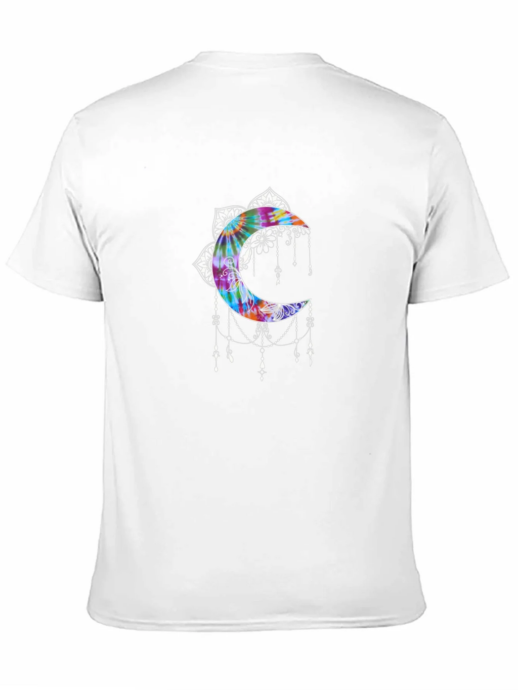 Tie-Dye Moon Mandala Graphic Tee product image 10