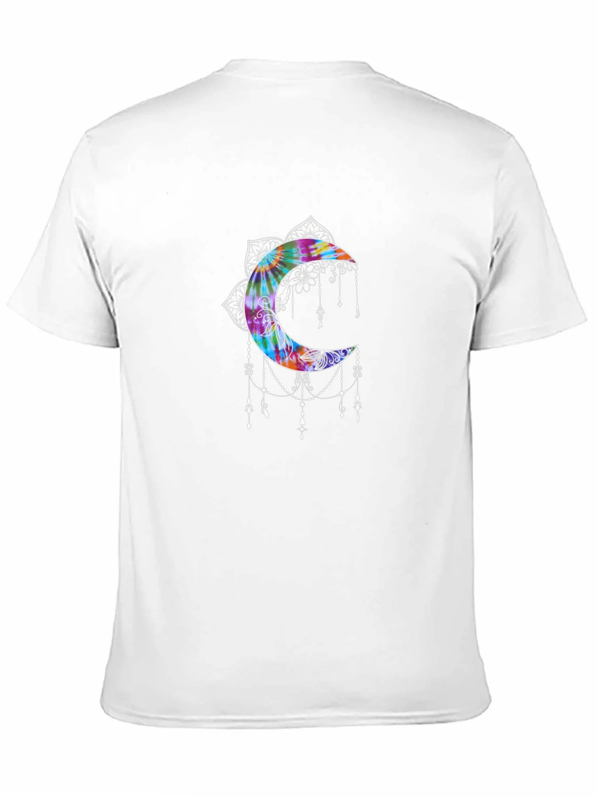 Tie-Dye Moon Mandala Graphic Tee product image 10