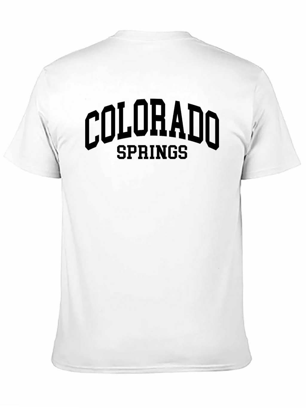 Colorado Springs Black Graphic T-Shirt product image 10