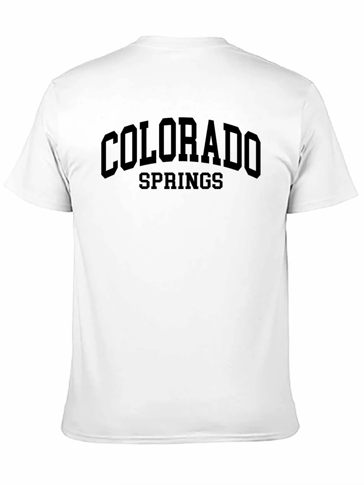 Colorado Springs Black Graphic T-Shirt product image 10