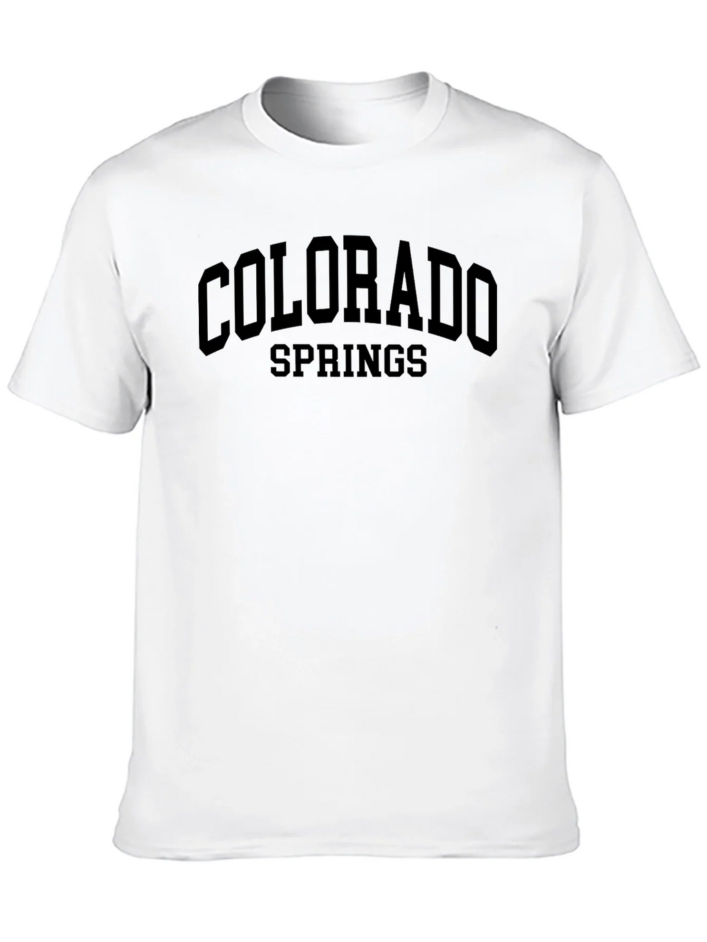 Colorado Springs Black Graphic T-Shirt product image 9