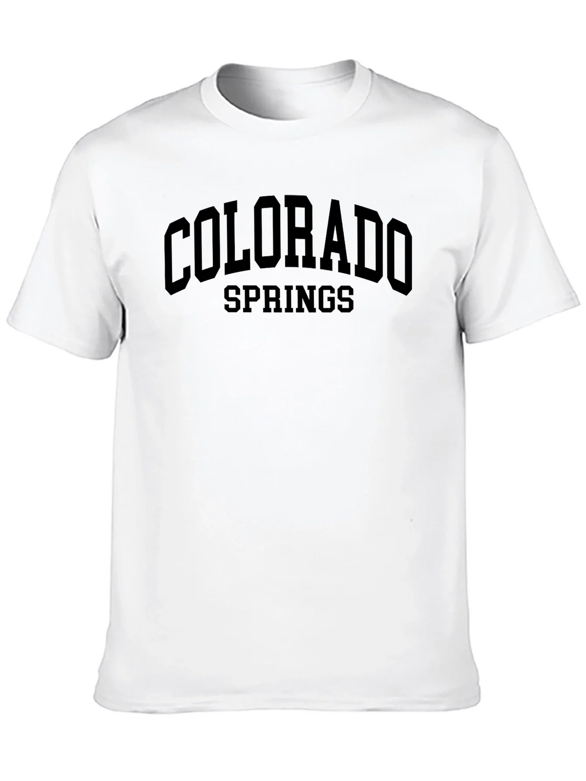 Colorado Springs Black Graphic T-Shirt product image 9