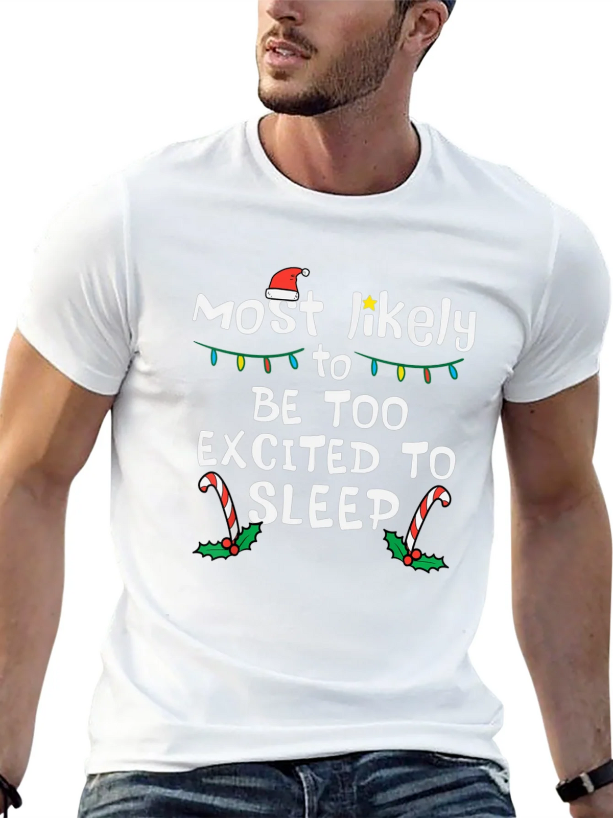 Funny Christmas T-Shirt - Most Likely To Be Too Excited To product image 12