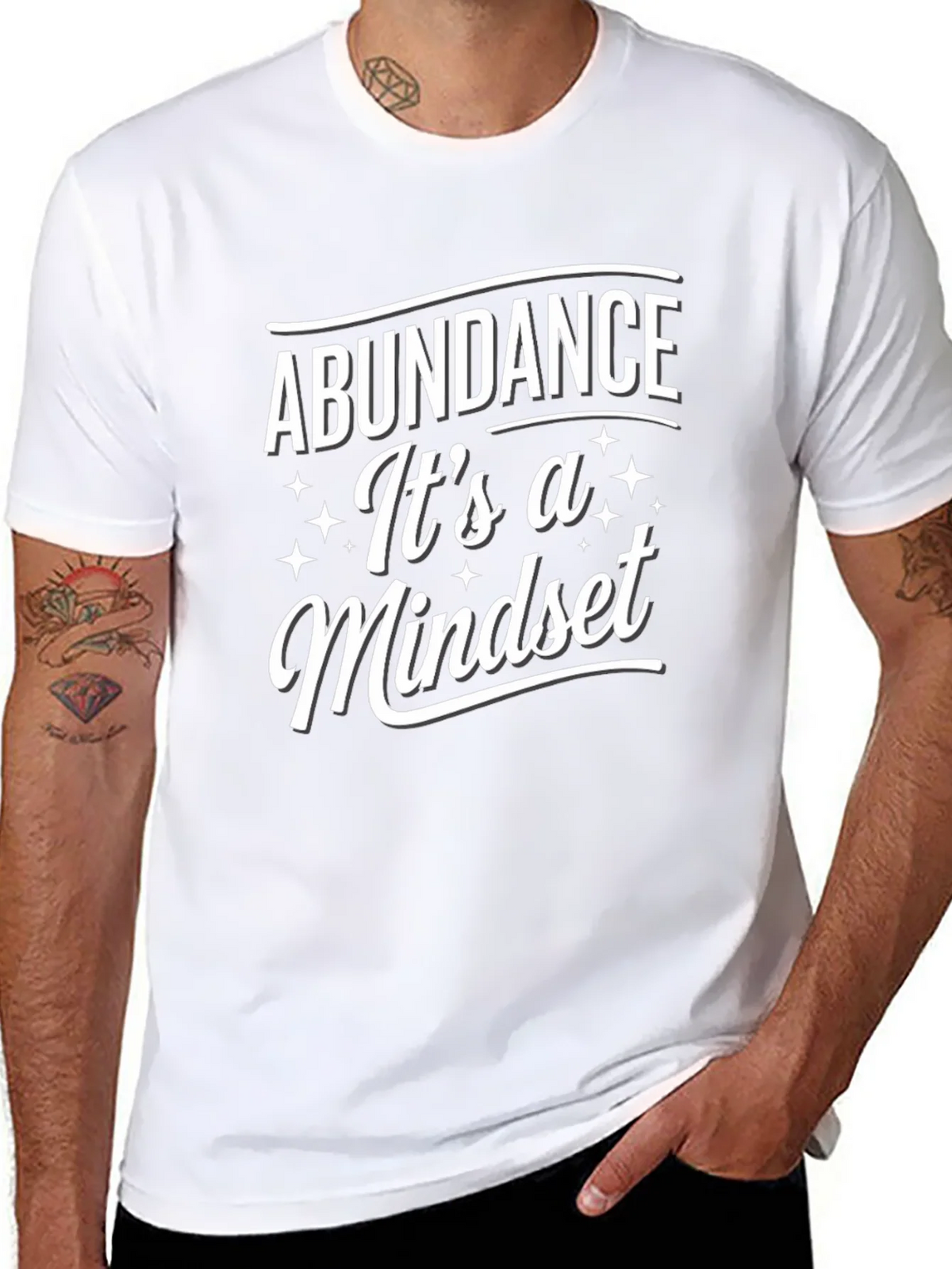 Abundance Mindset Graphic Tee - Motivational T-Shirt product image 6