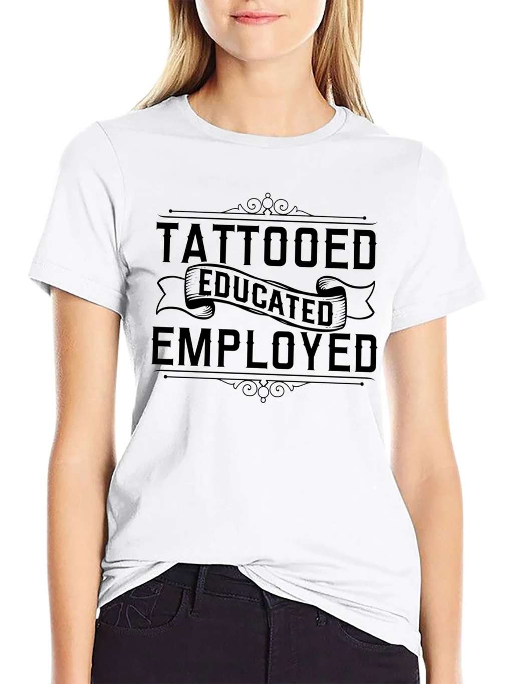 Tattooed Educated Employed Graphic T-Shirt product image 8