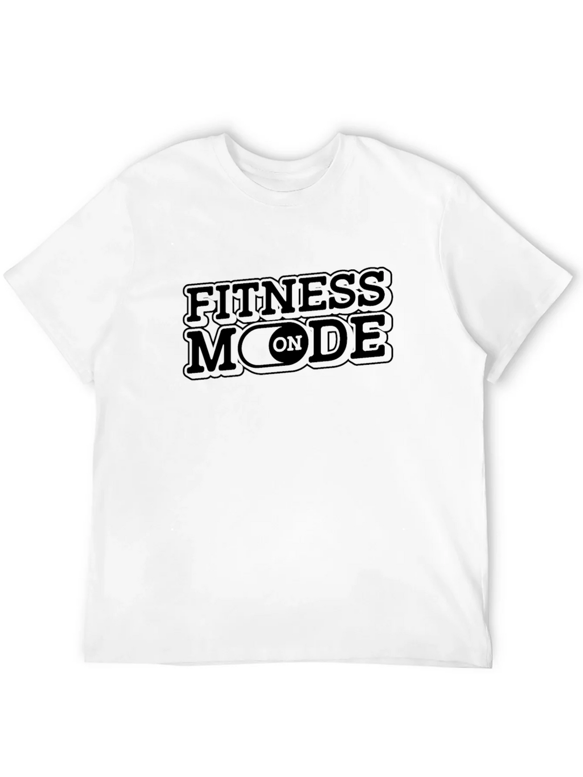 Fitness Mode On Black Graphic Tee product image 11