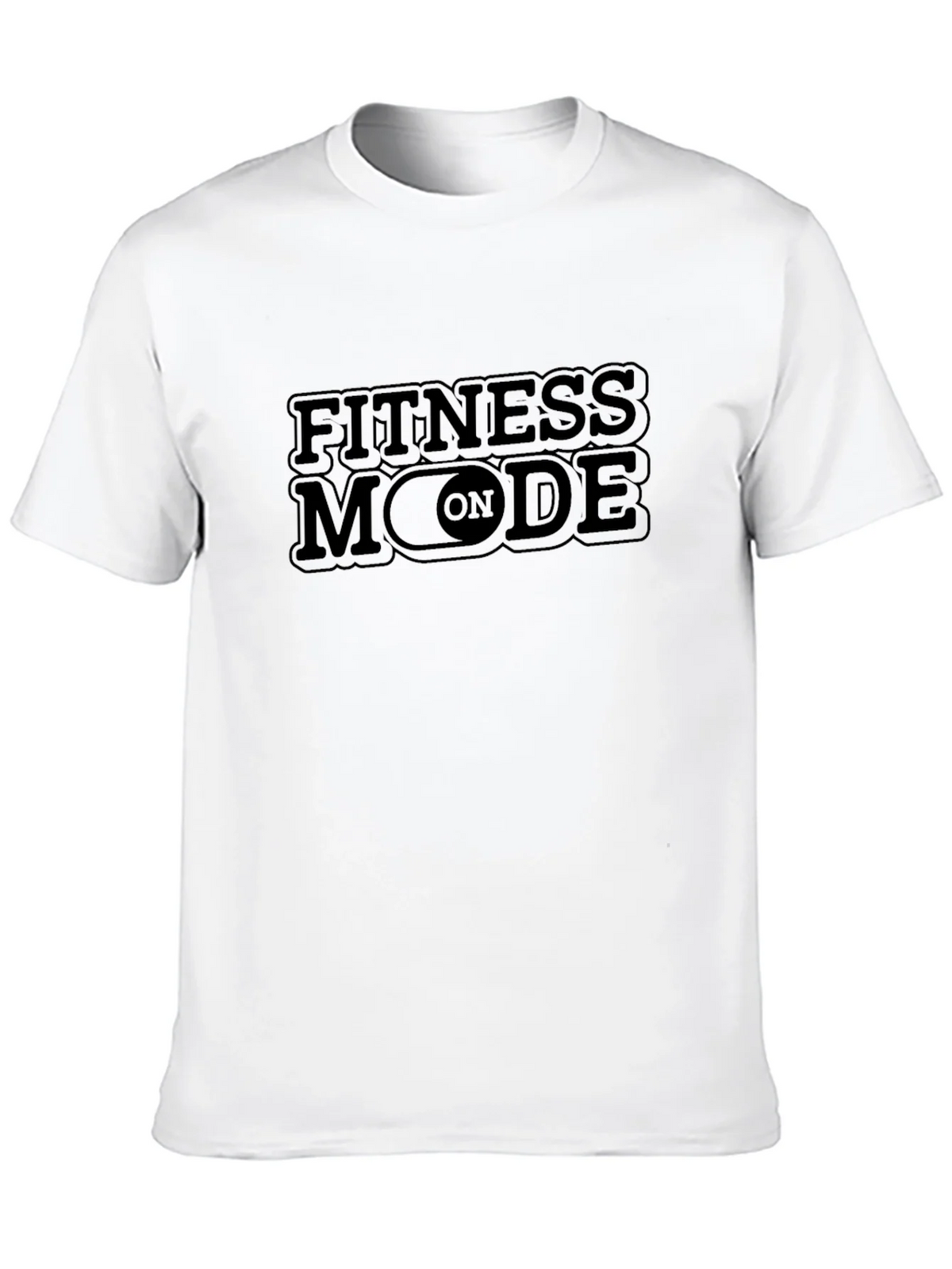 Fitness Mode On Black Graphic Tee product image 9