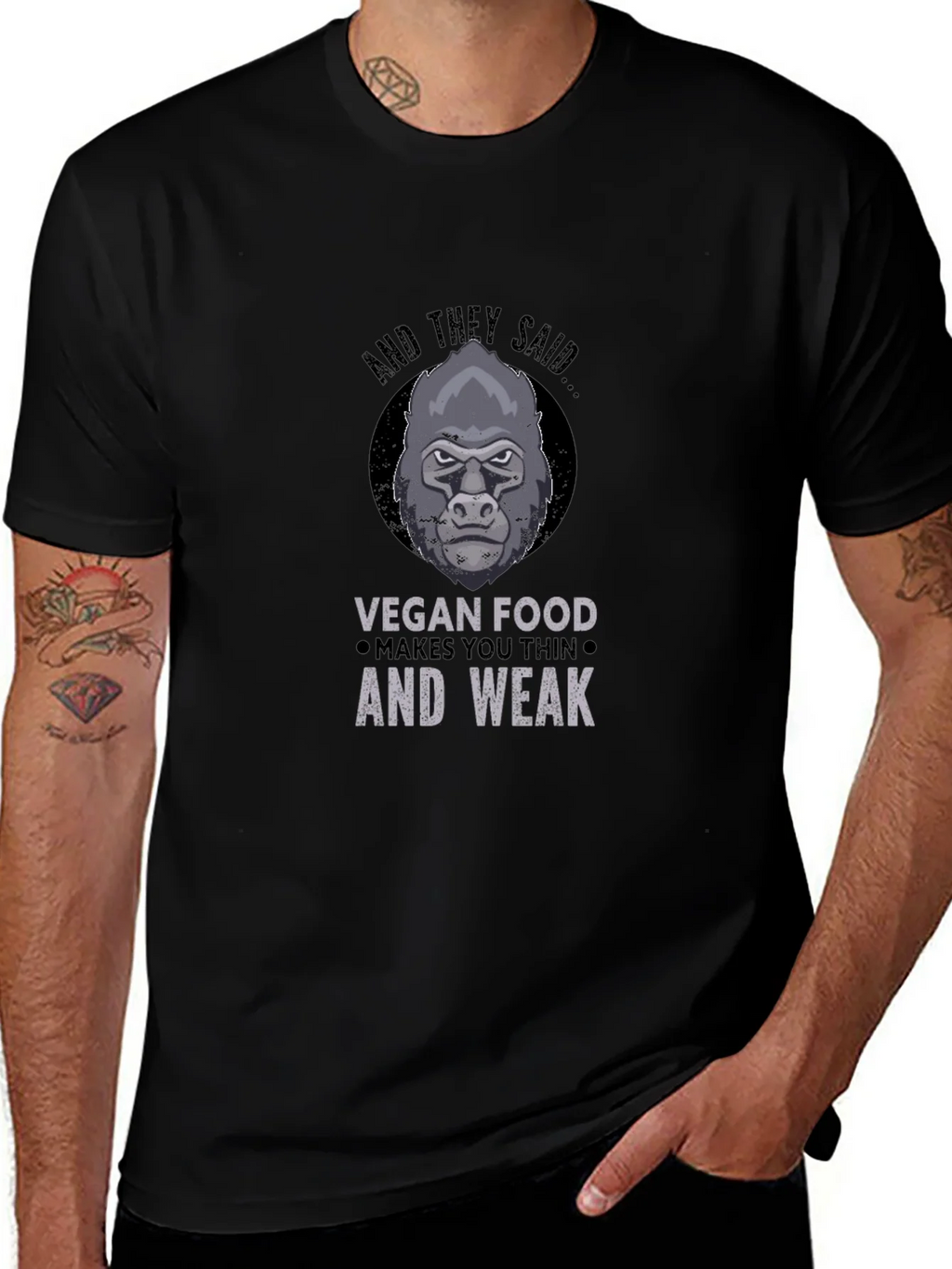 Vegan Gorilla T-Shirt: Strong Apparel product image 1